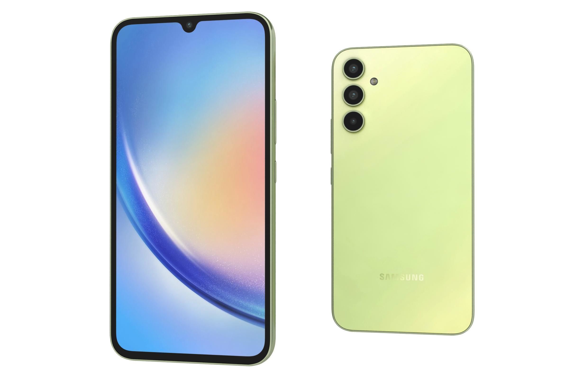 Samsung Galaxy A34 Green 3D model_6