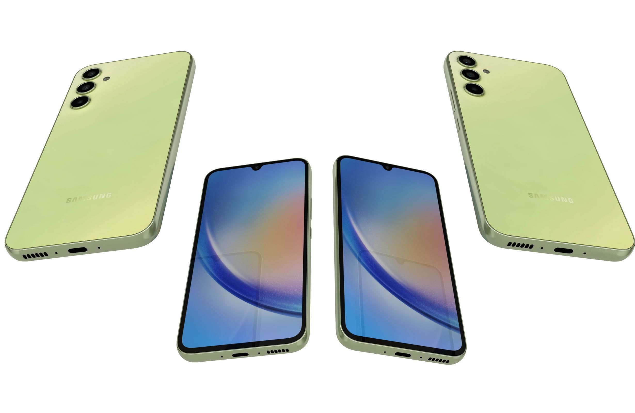 Samsung Galaxy A34 Green 3D model_5