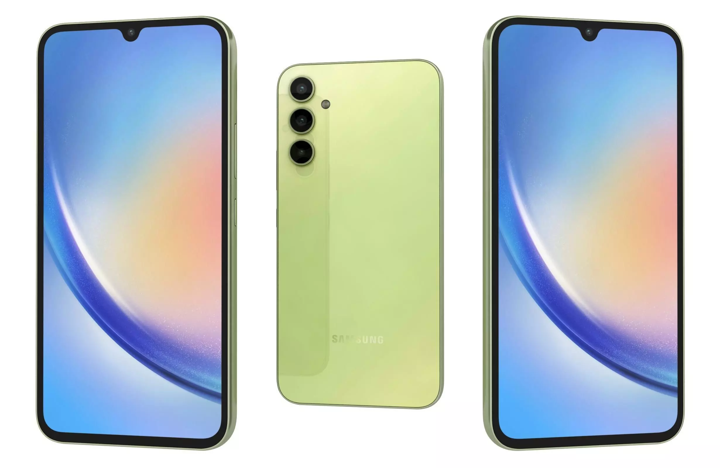 Samsung Galaxy A34 Green 3D model_0