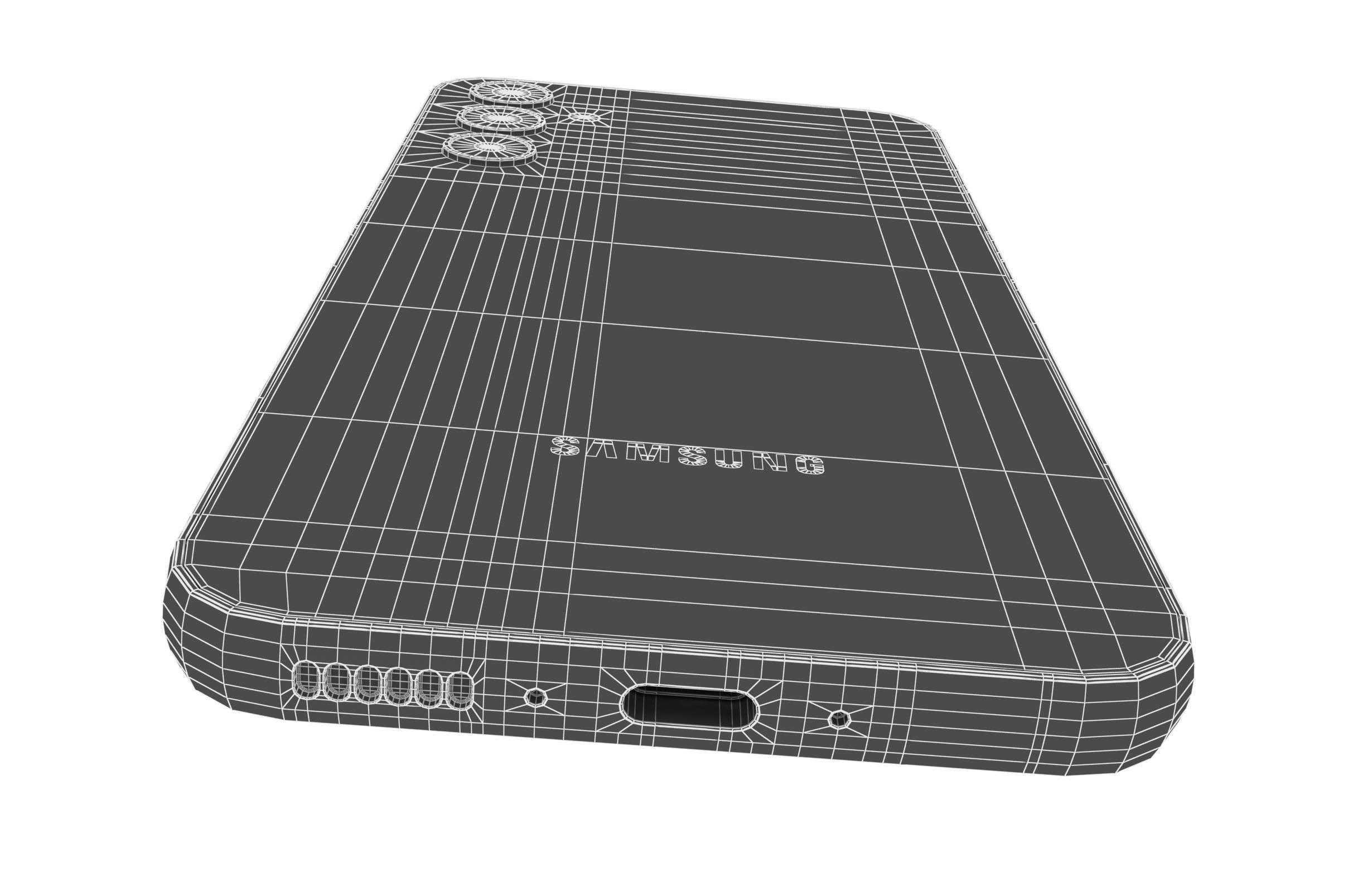 Samsung Galaxy A34 Green 3D model_21