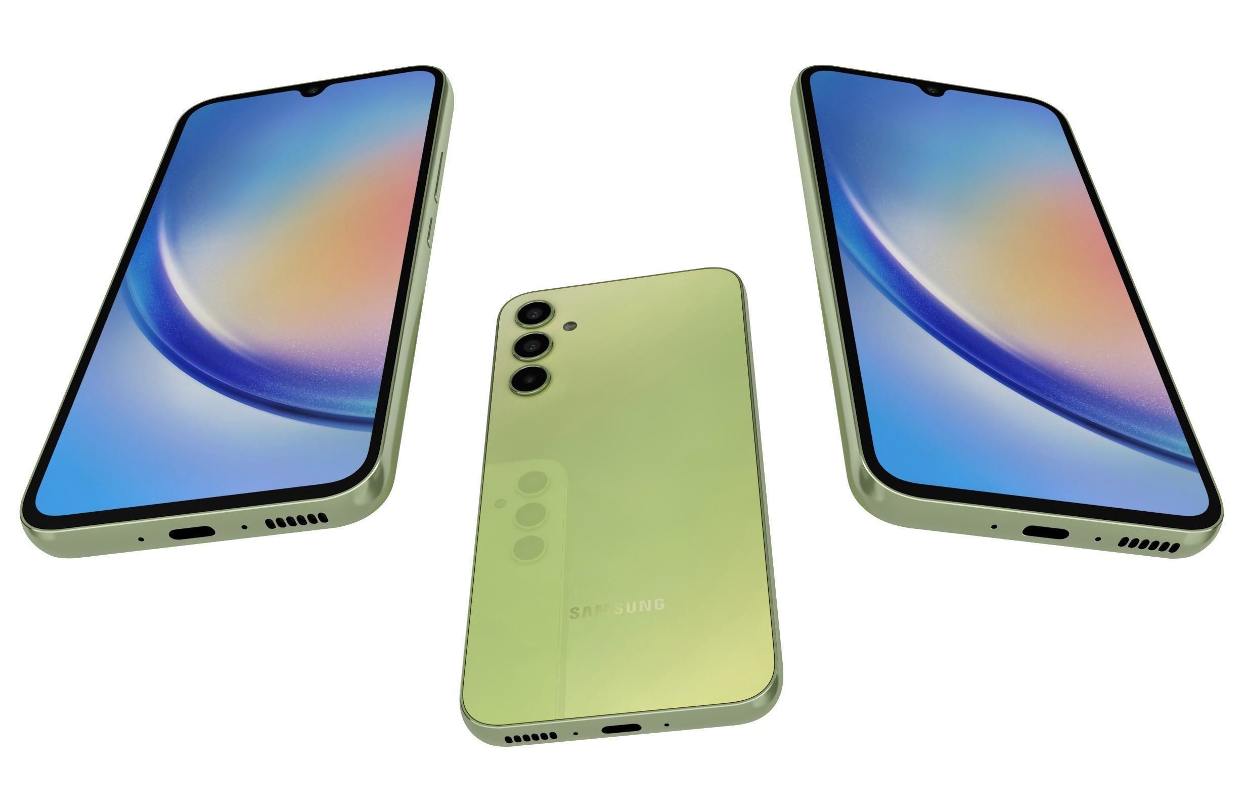 Samsung Galaxy A34 Green 3D model_2