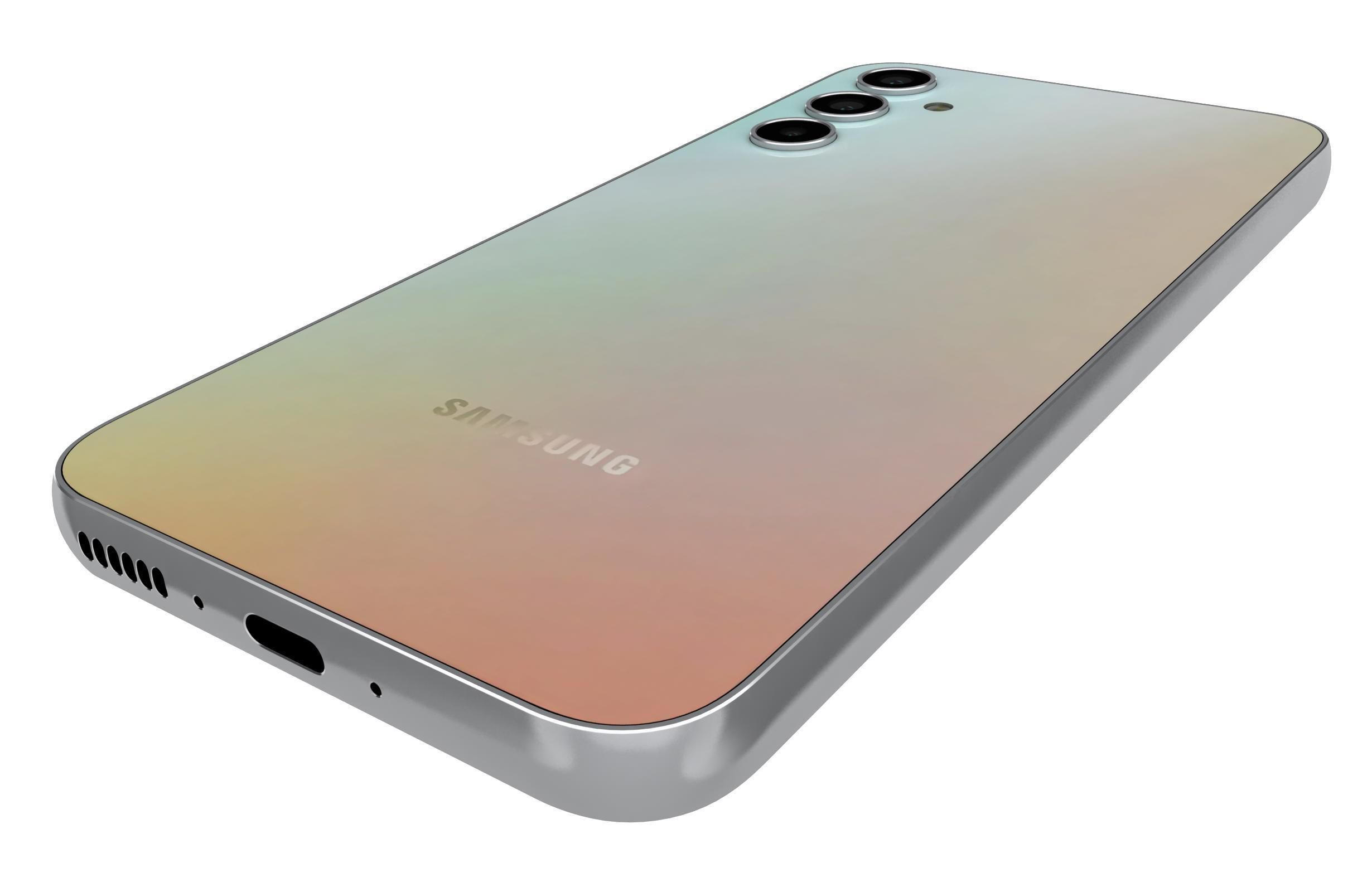 Samsung Galaxy A34 White 3D model_14