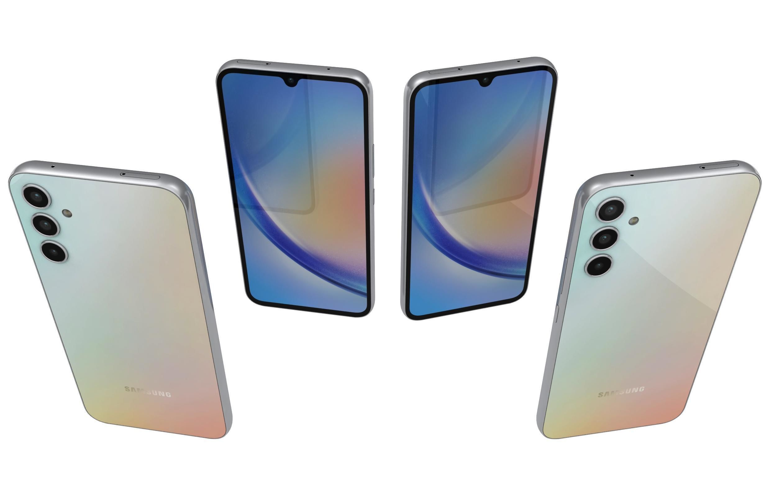 Samsung Galaxy A34 All Colors 3D model_27