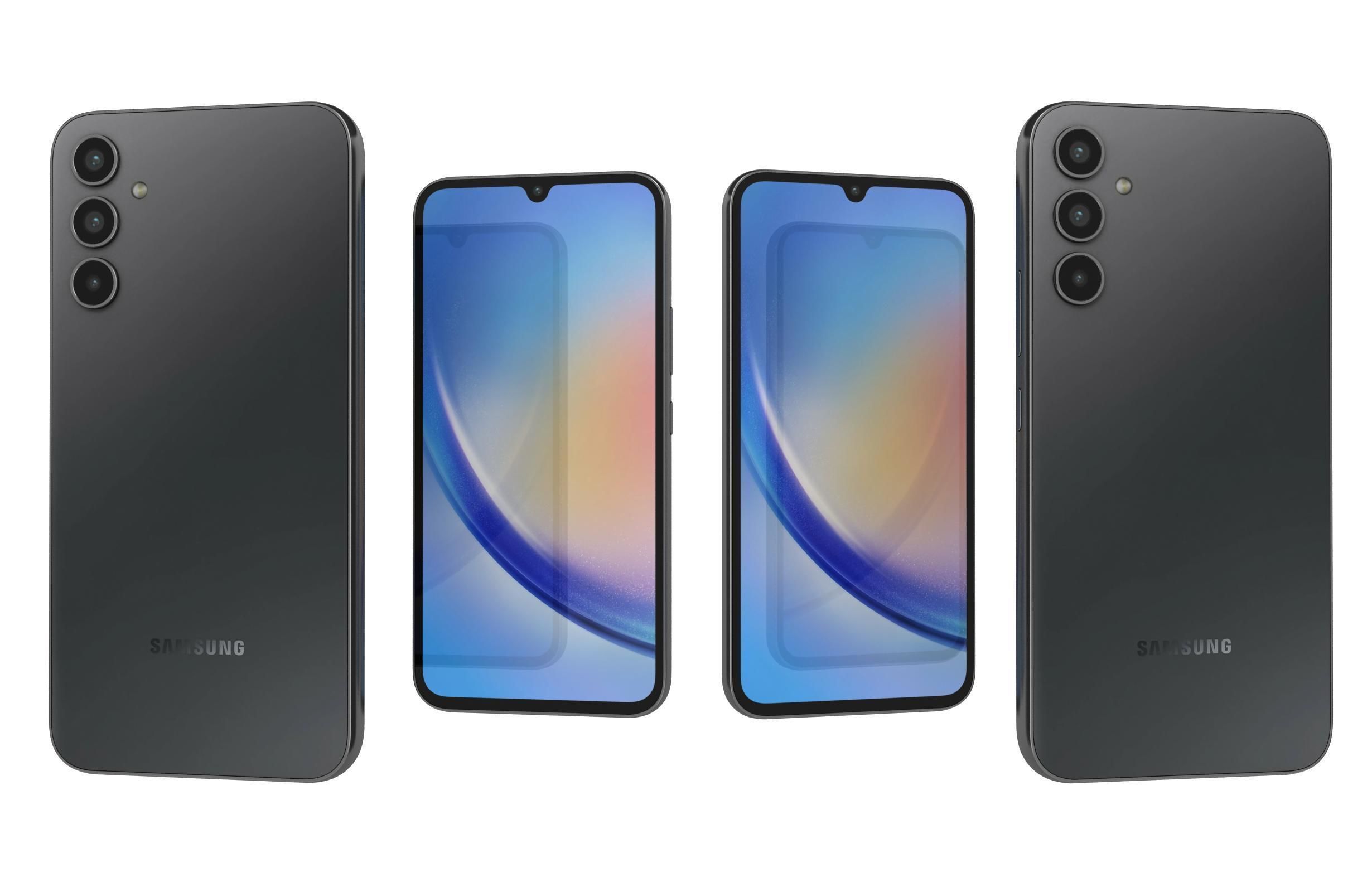 Samsung Galaxy A34 All Colors 3D model_31