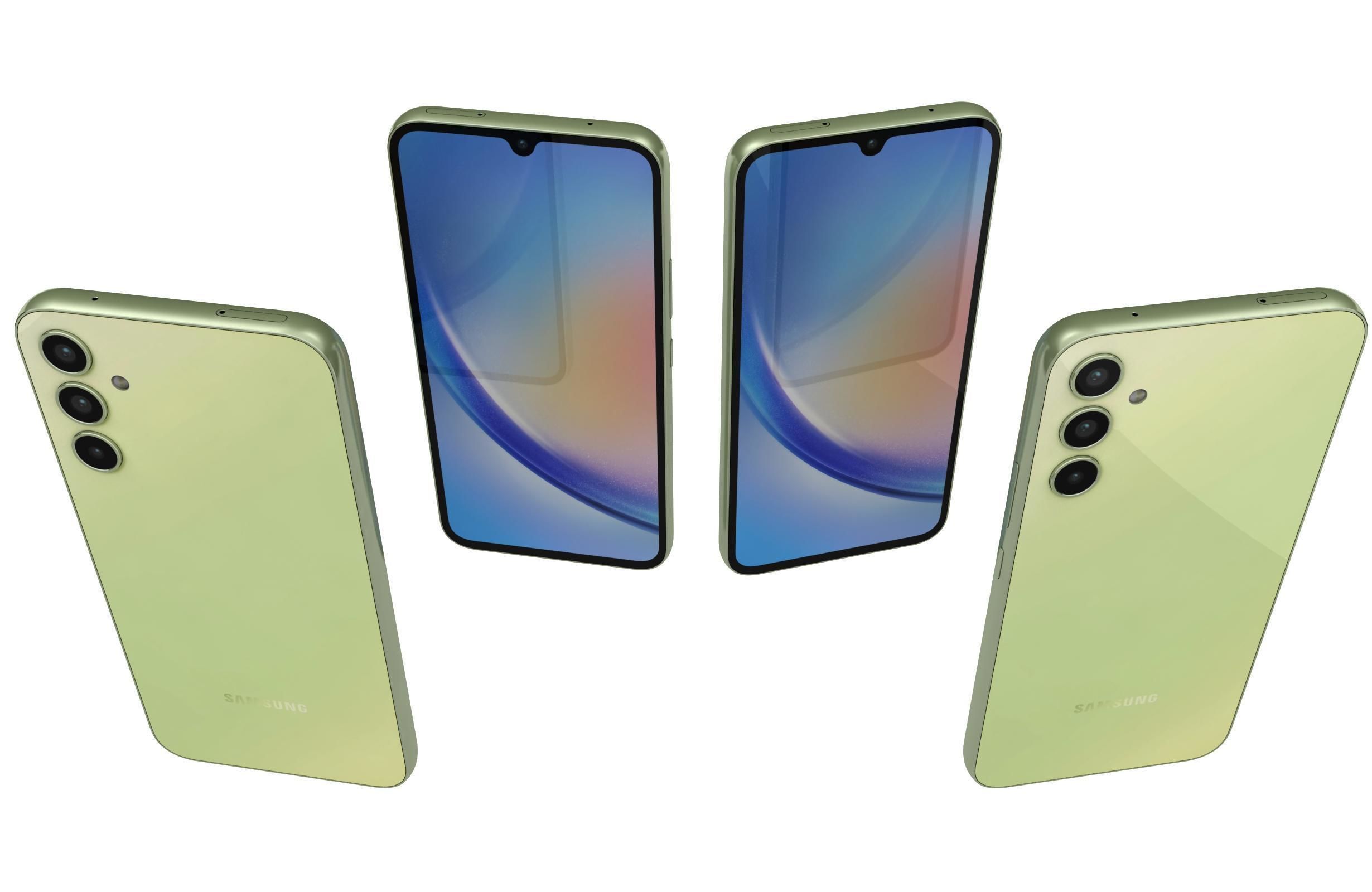 Samsung Galaxy A34 All Colors 3D model_19