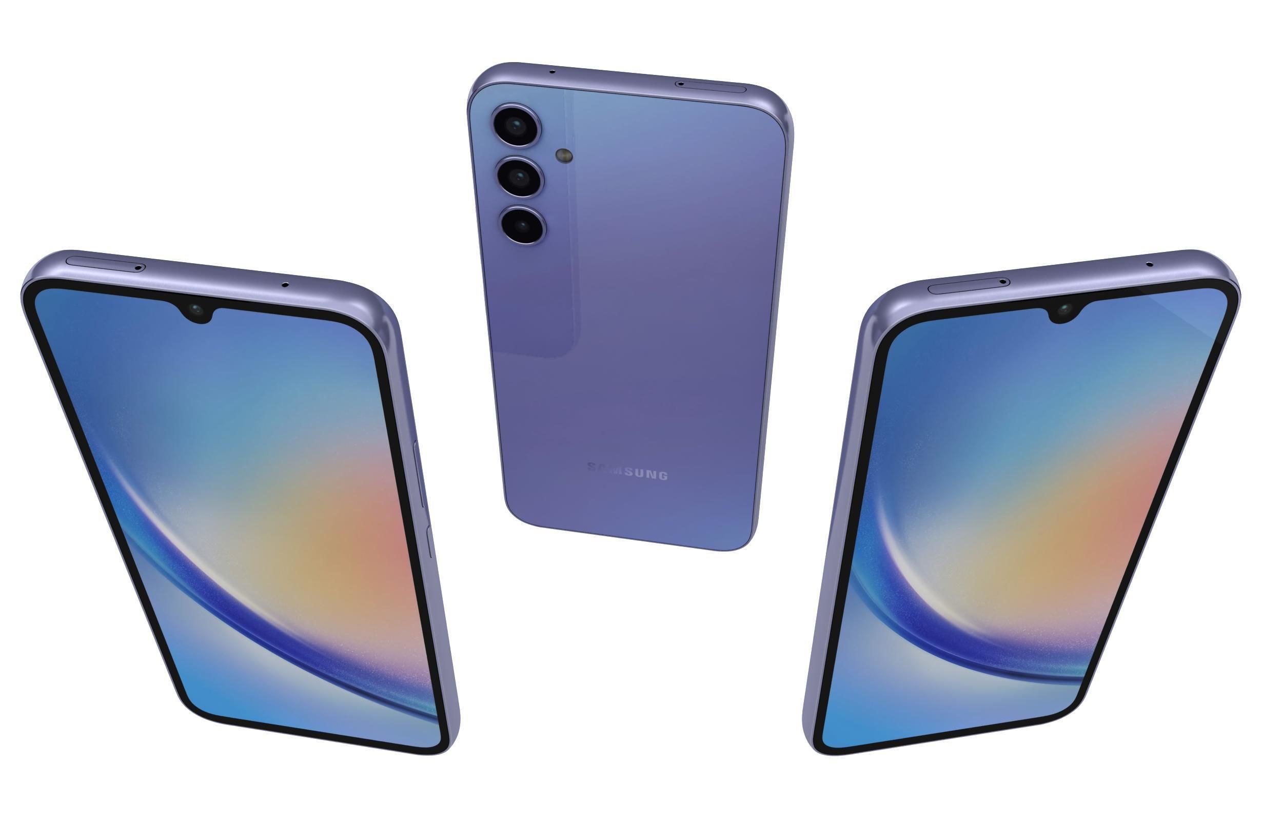 Samsung Galaxy A34 All Colors 3D model_3