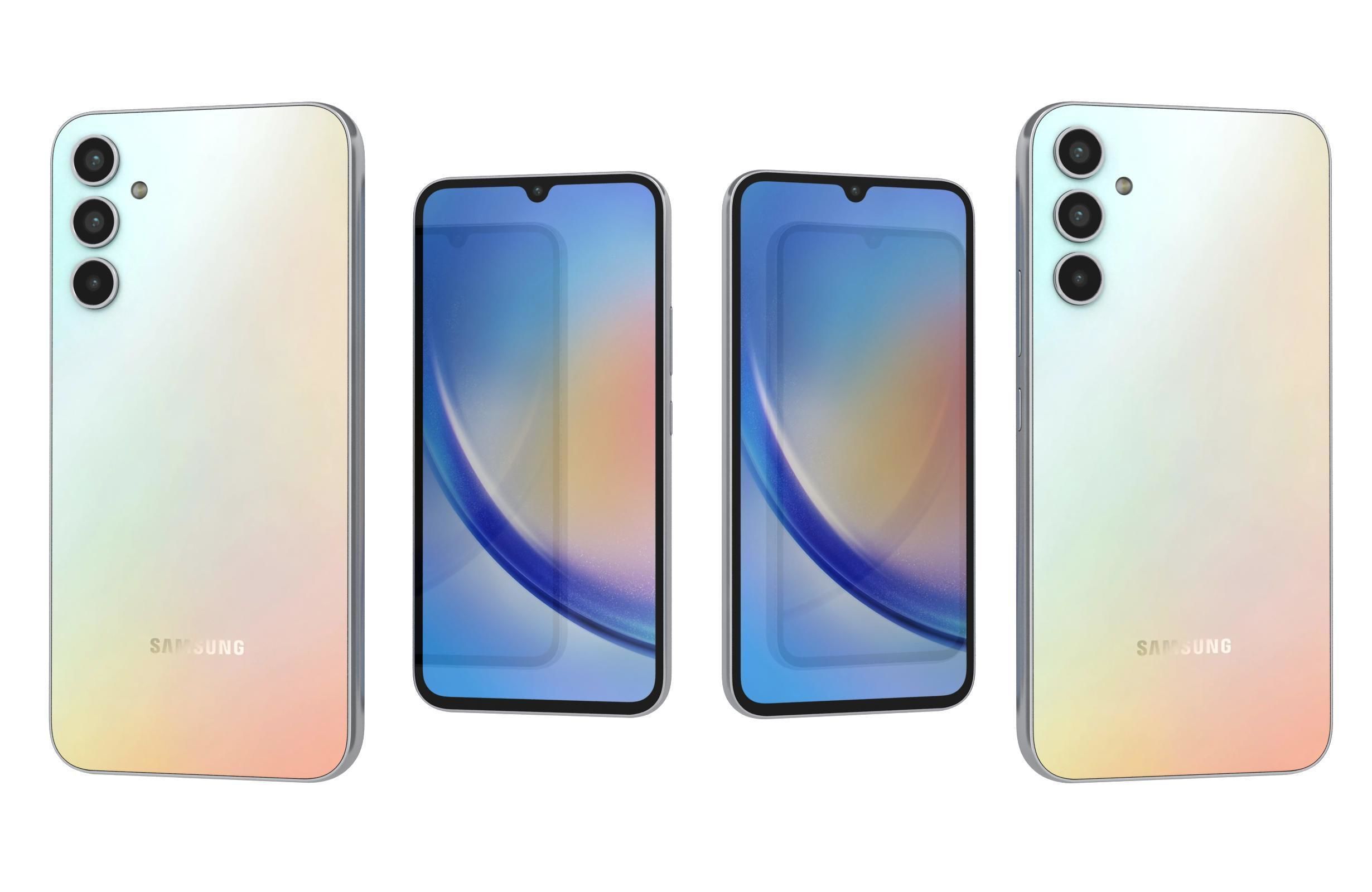 Samsung Galaxy A34 All Colors 3D model_29