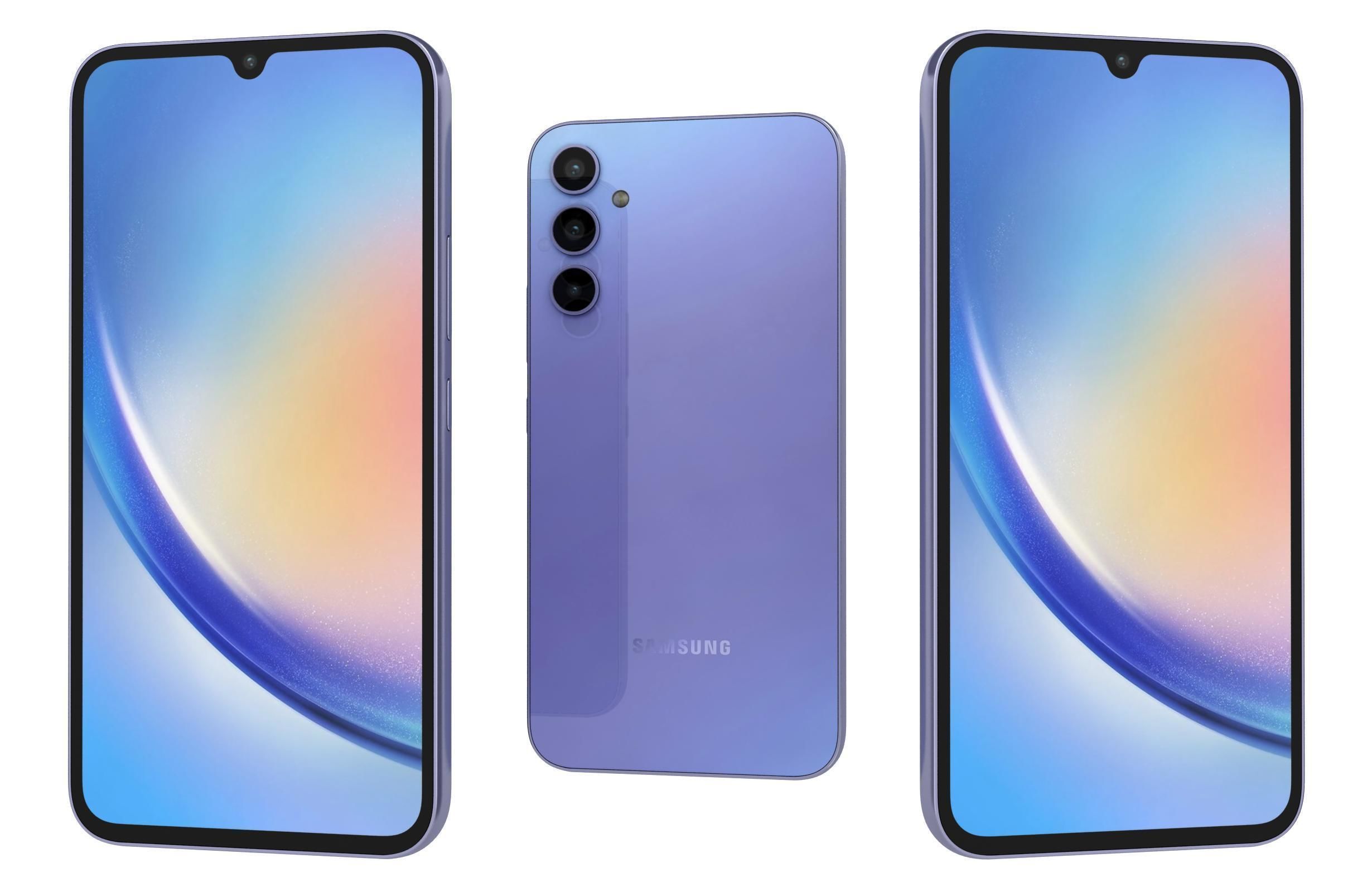 Samsung Galaxy A34 All Colors 3D model_1