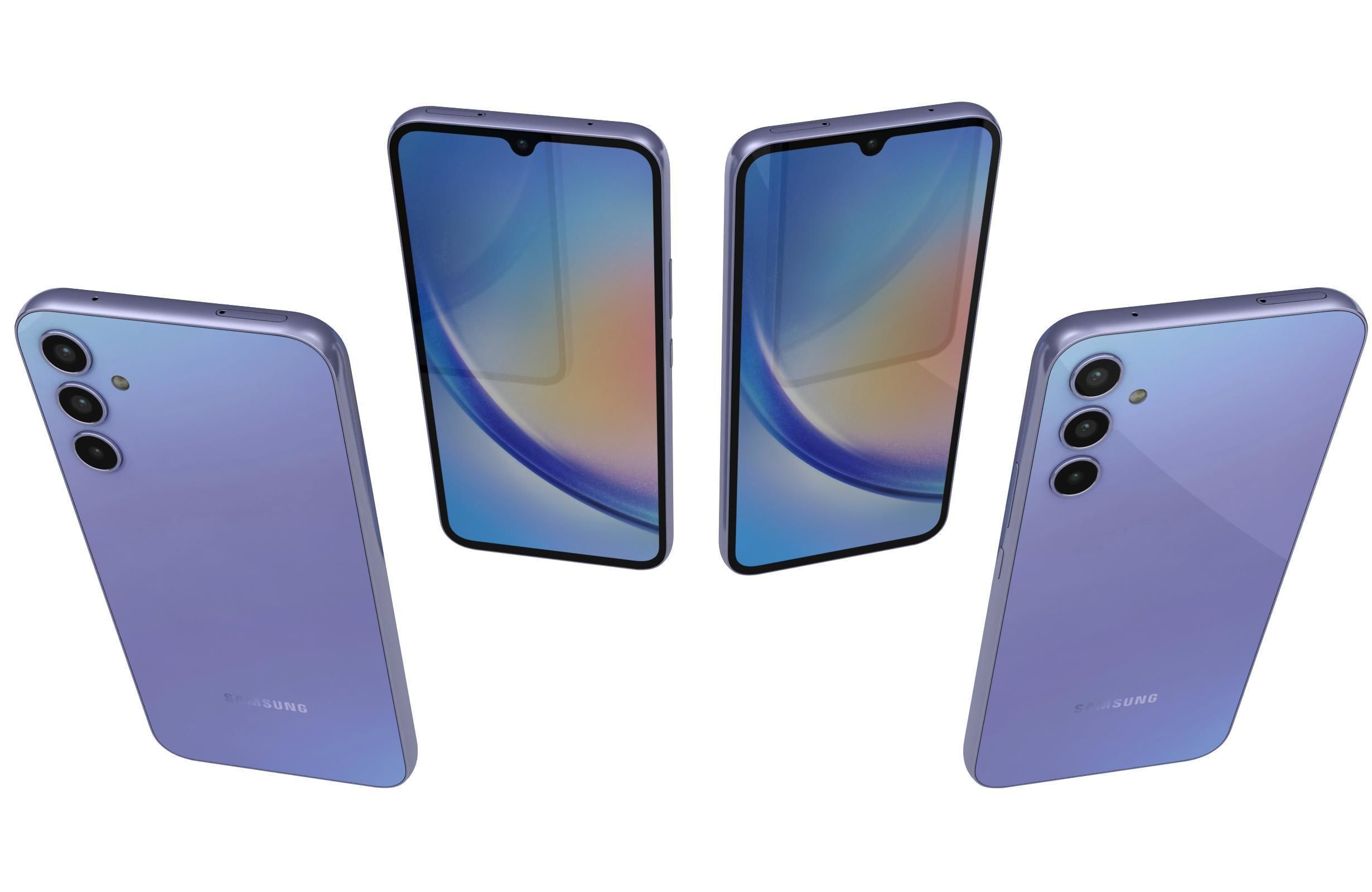 Samsung Galaxy A34 All Colors 3D model_6