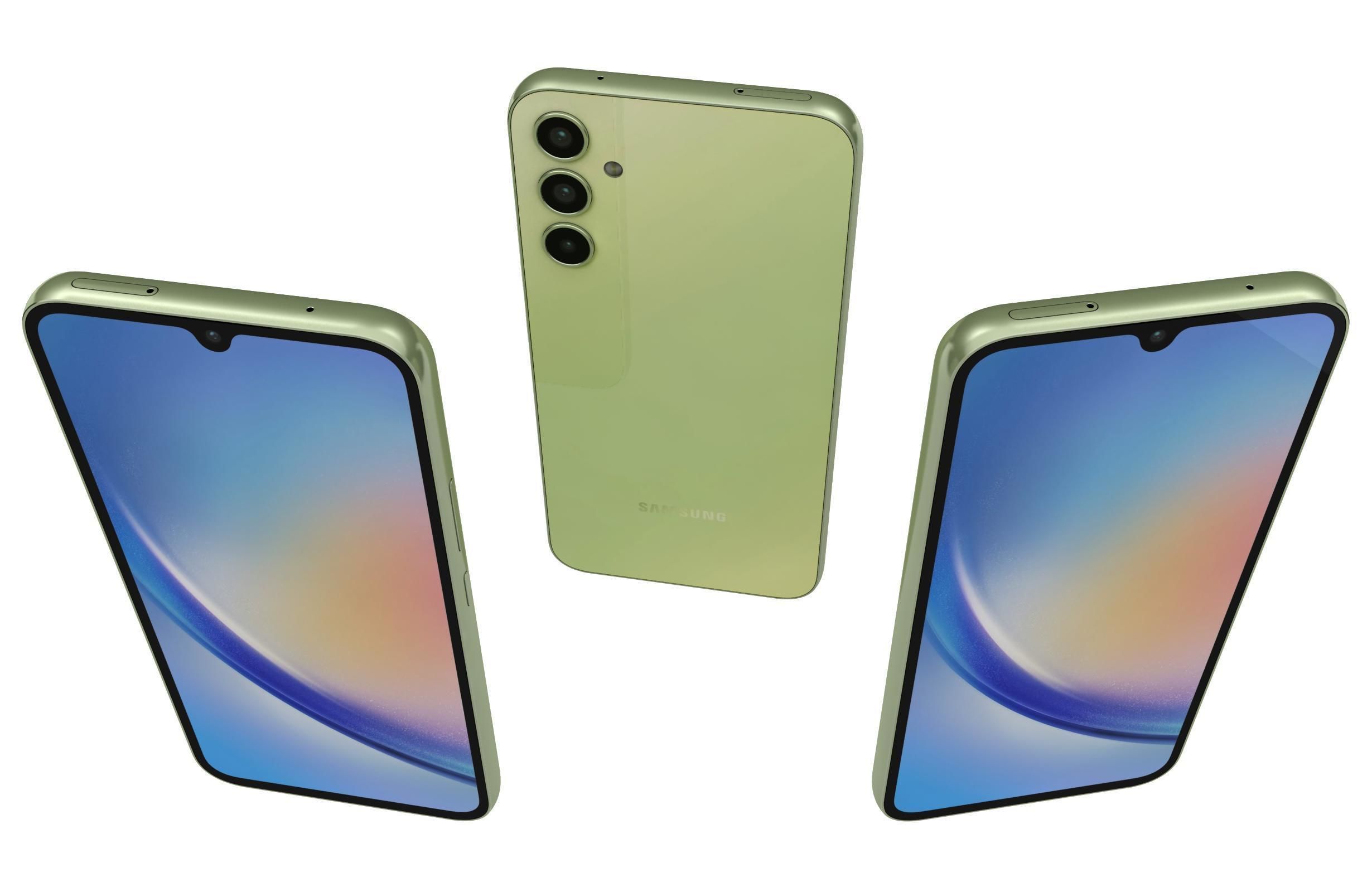 Samsung Galaxy A34 All Colors 3D model_12