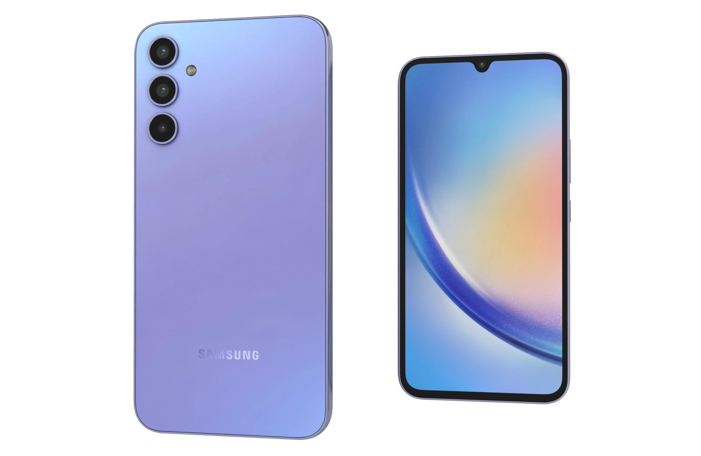 Samsung Galaxy A34 All Colors 3D model_9