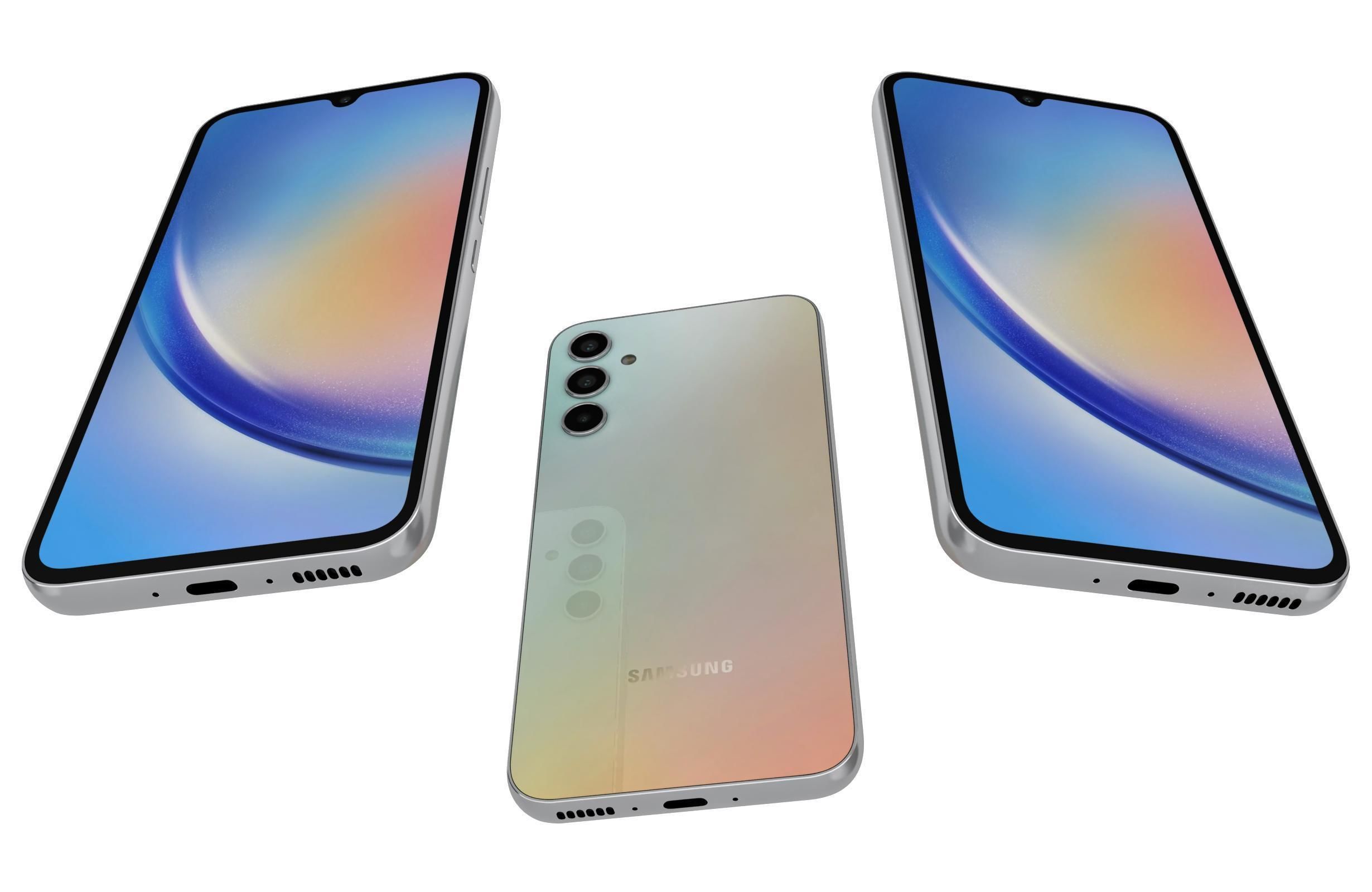 Samsung Galaxy A34 All Colors 3D model_23