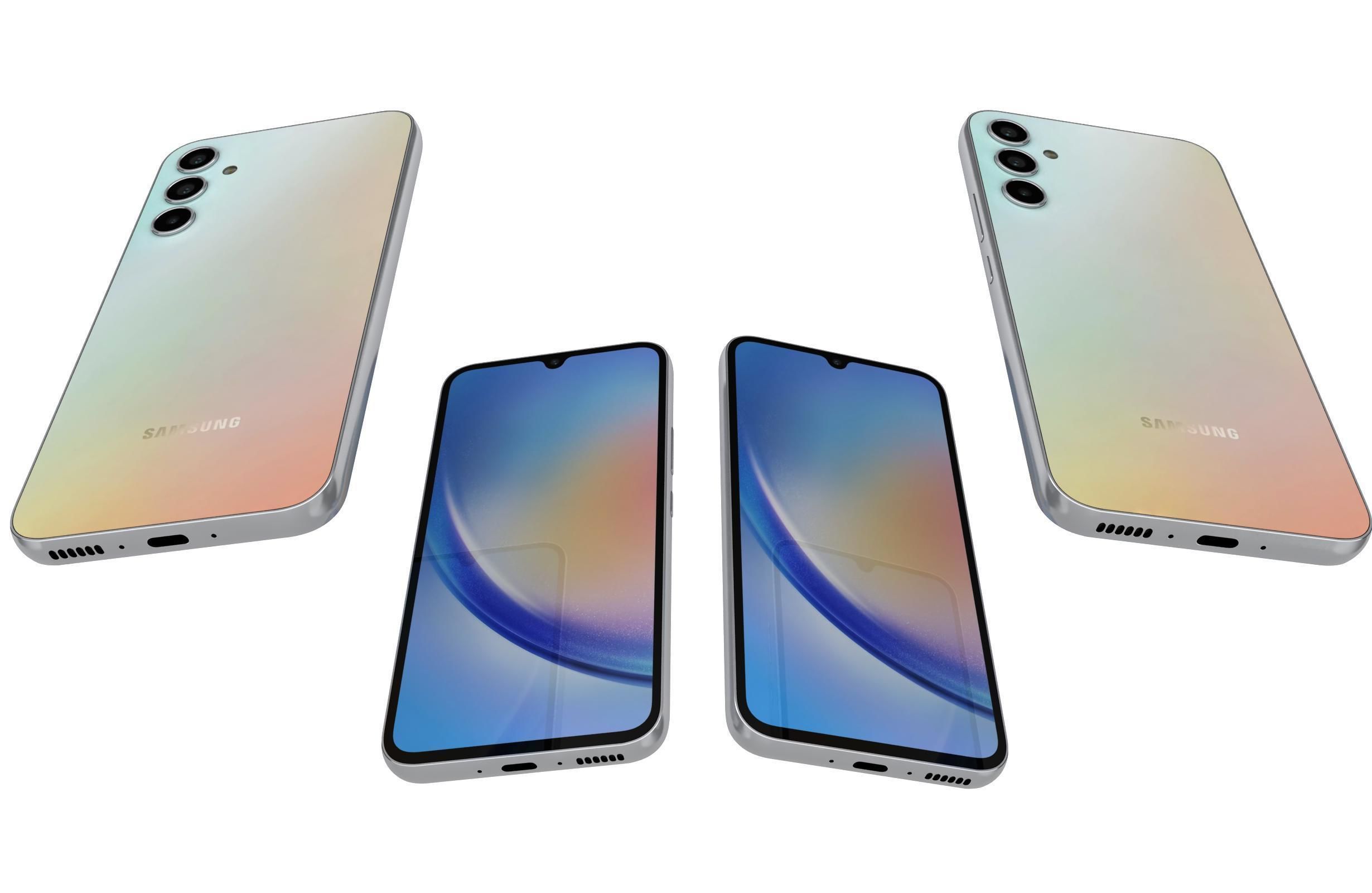 Samsung Galaxy A34 All Colors 3D model_21