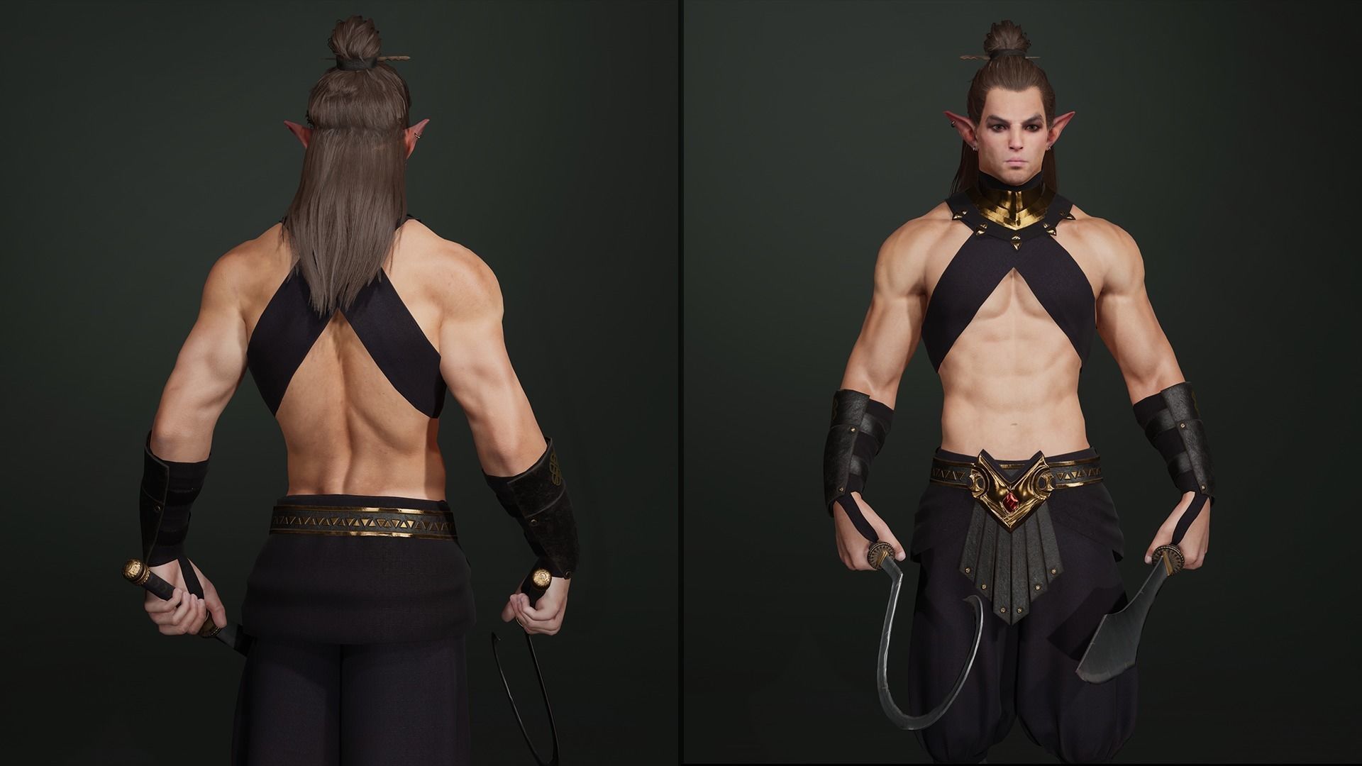Garuda Warrior Free low-poly 3D model_2