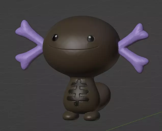 Wooper Paldean Form 3D print model