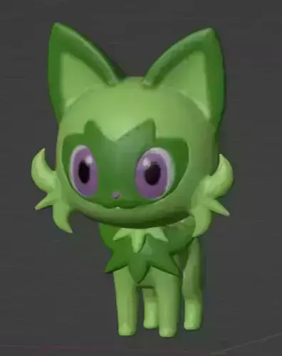 Sprigatito Free 3D print model