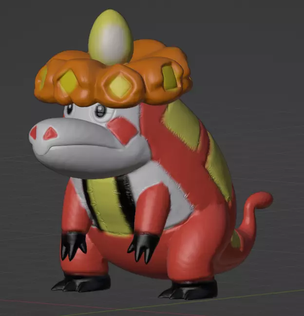 Crocalor 3D print model