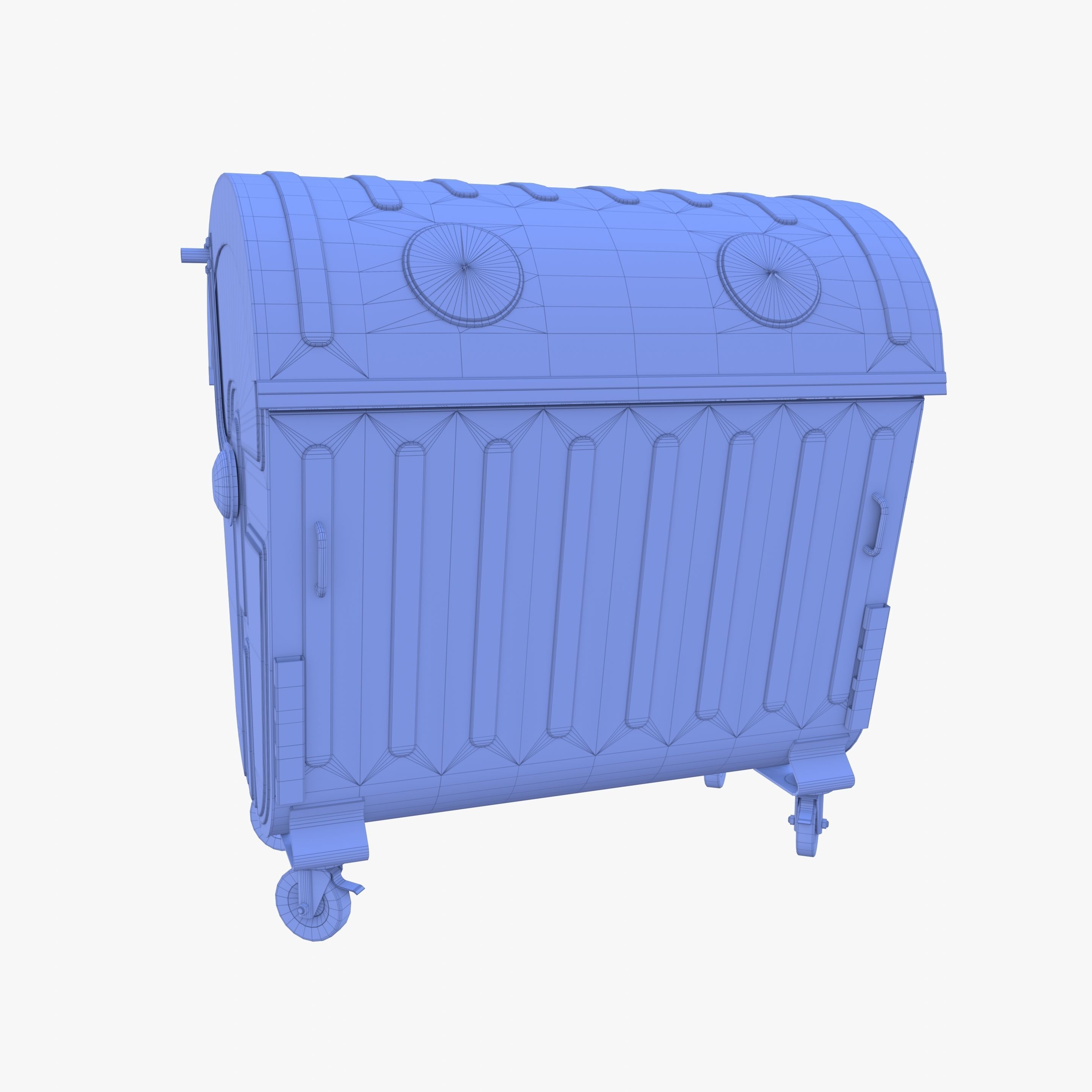 Dumpster v5 Low-poly 3D model_15