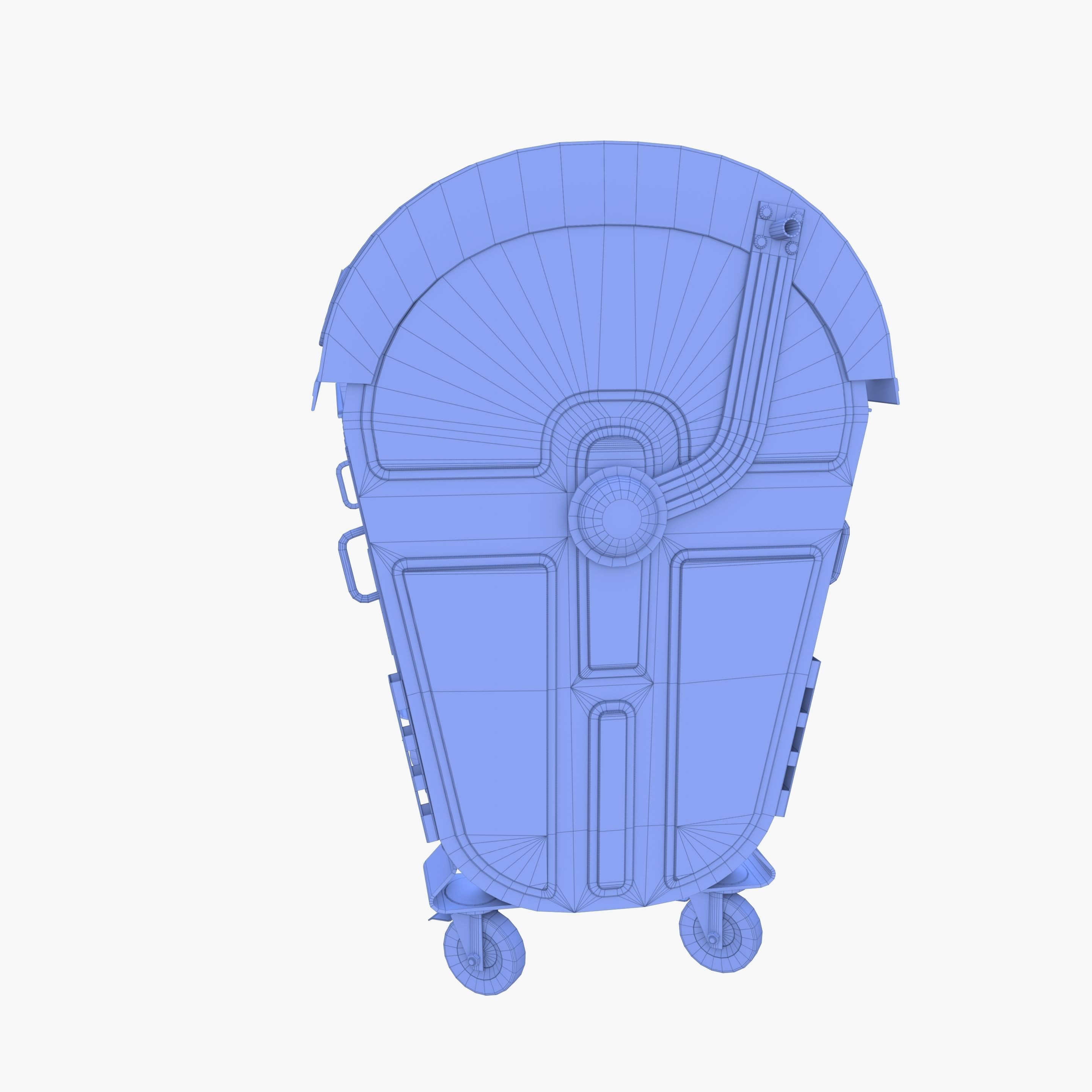 Dumpster v5 Low-poly 3D model_11