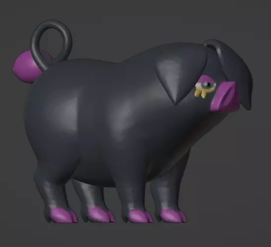 Oinkologne Male 3D print model_0