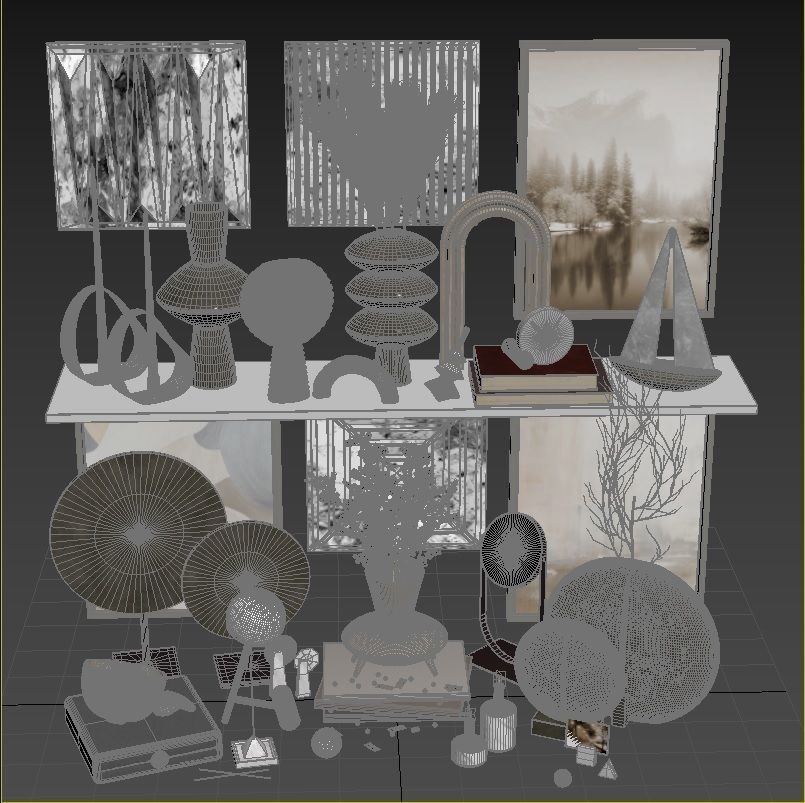 Decorative set RPM 1998 3D model_8
