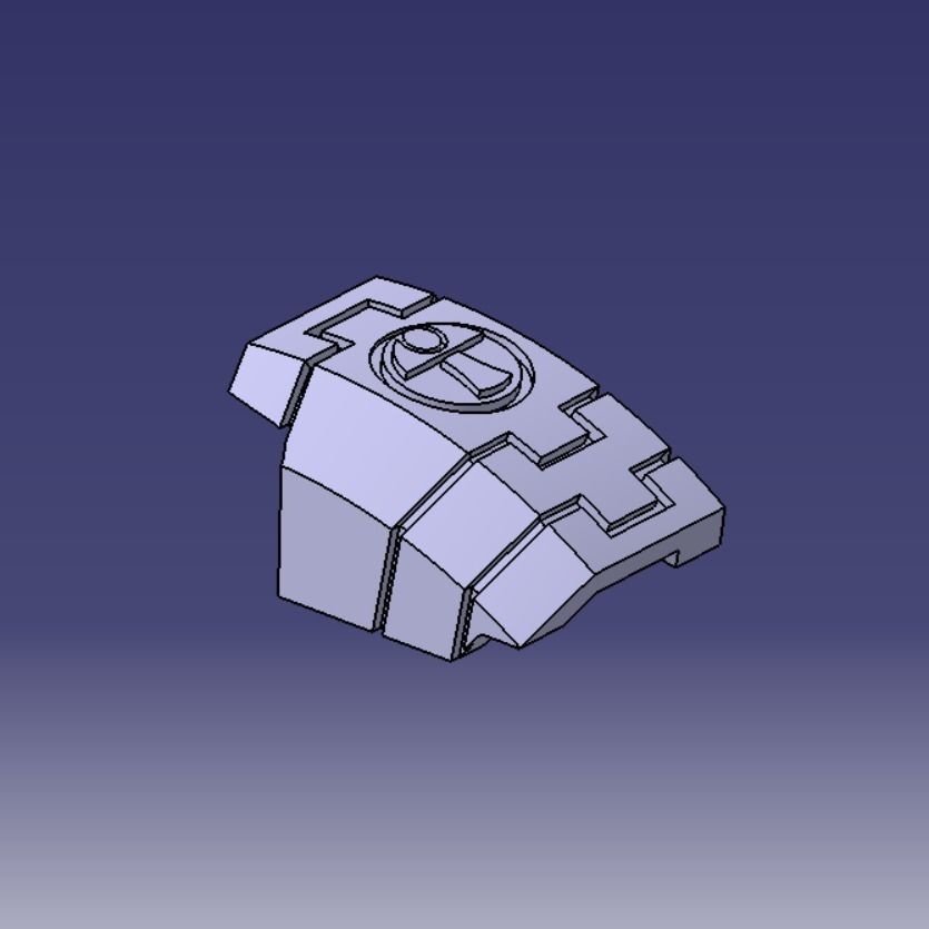 SPACE COMMUNIST XV SHOULDER PADS Including Renegade FSE Suits 3D print model_8