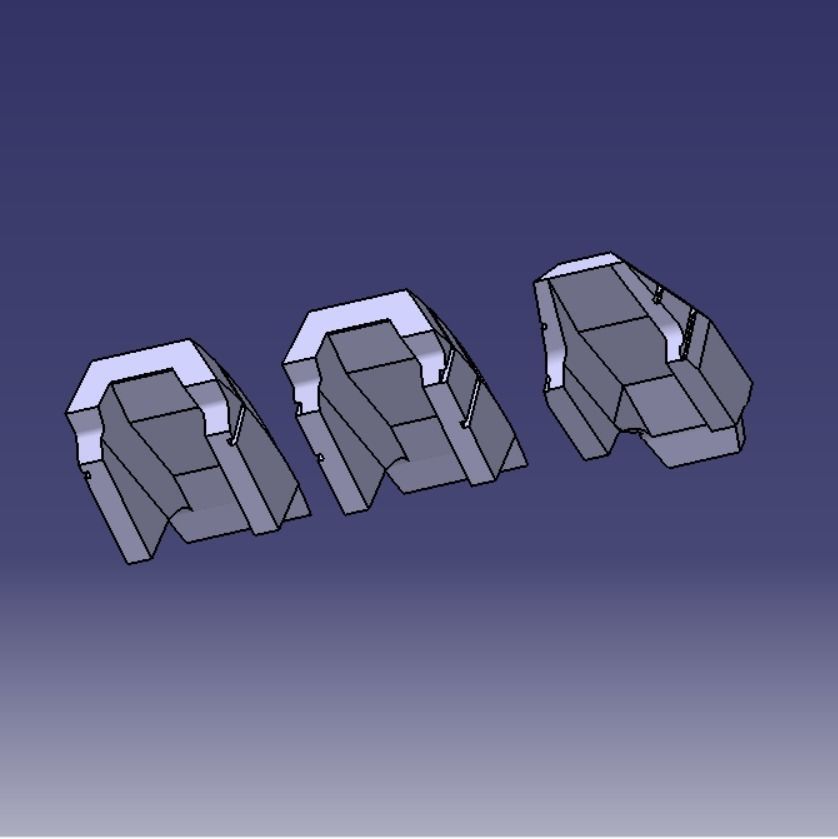 SPACE COMMUNIST XV SHOULDER PADS Including Renegade FSE Suits 3D print model_1