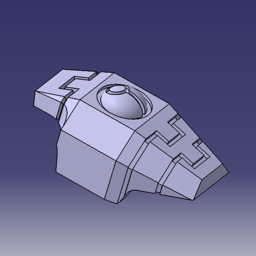 SPACE COMMUNIST XV SHOULDER PADS Including Renegade FSE Suits 3D print model_4