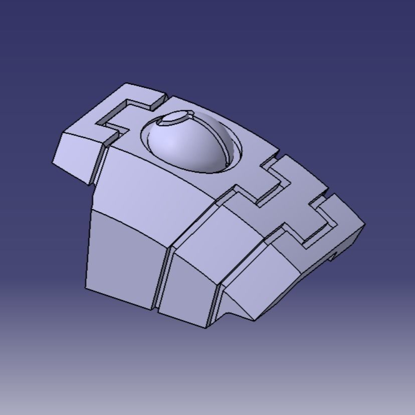 SPACE COMMUNIST XV SHOULDER PADS Including Renegade FSE Suits 3D print model_3