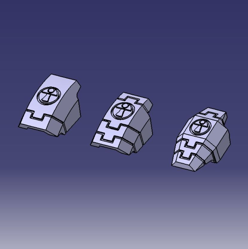 SPACE COMMUNIST XV SHOULDER PADS Including Renegade FSE Suits 3D print model_5