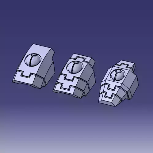 SPACE COMMUNIST XV SHOULDER PADS Including Renegade FSE Suits