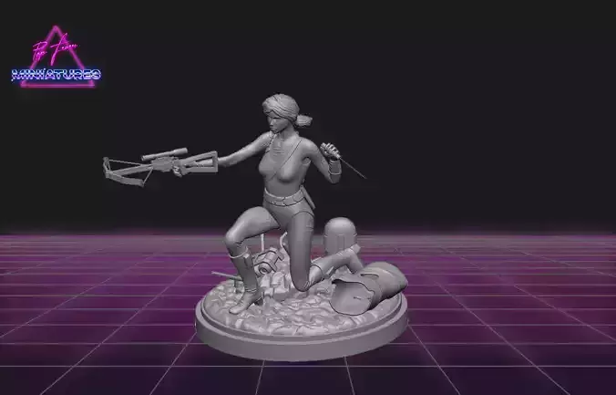 Scarlett with Classic Costume from GIJoe 3D print model