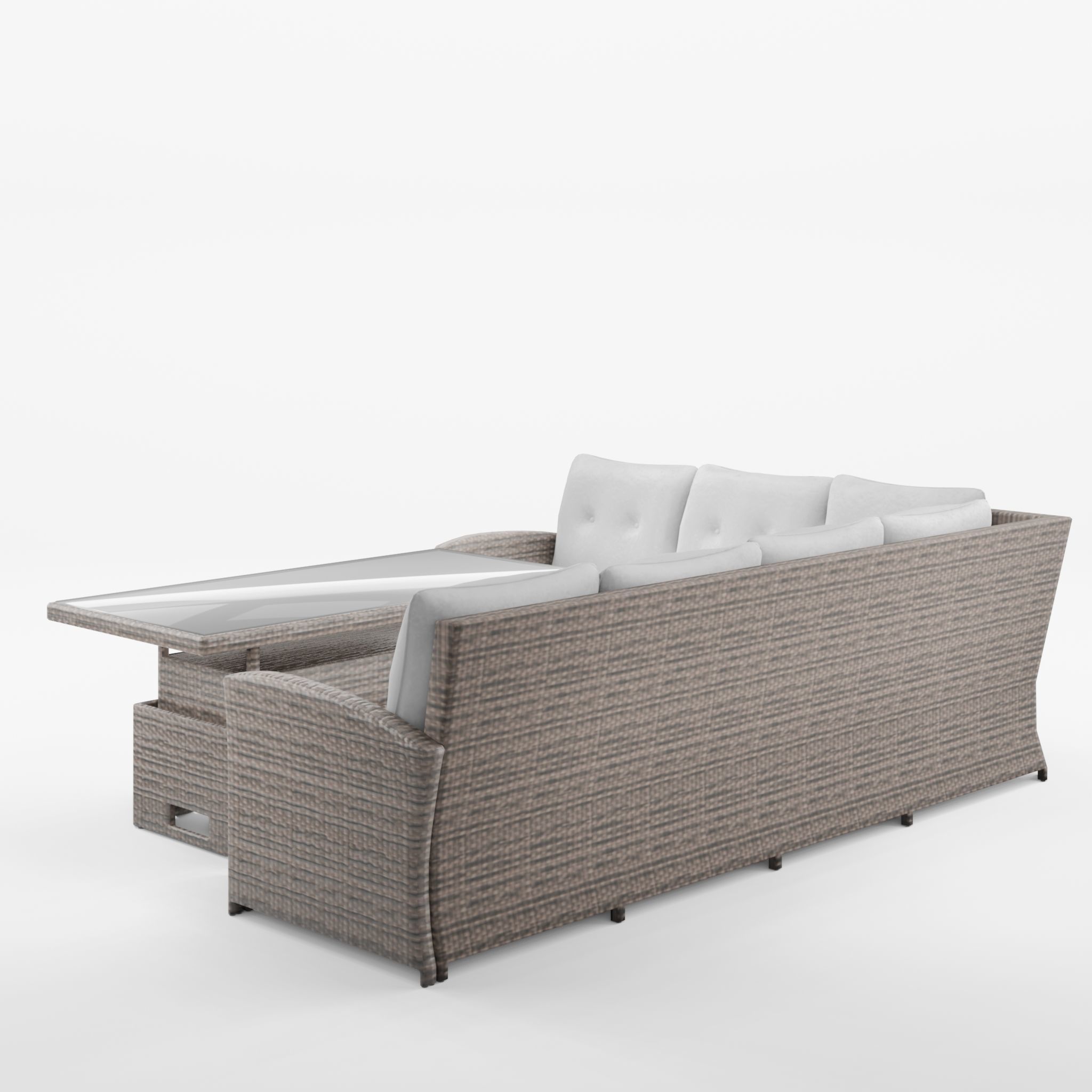 Paloma Corner Sofa Set Adjustable 3D Model Low-poly 3D model_3