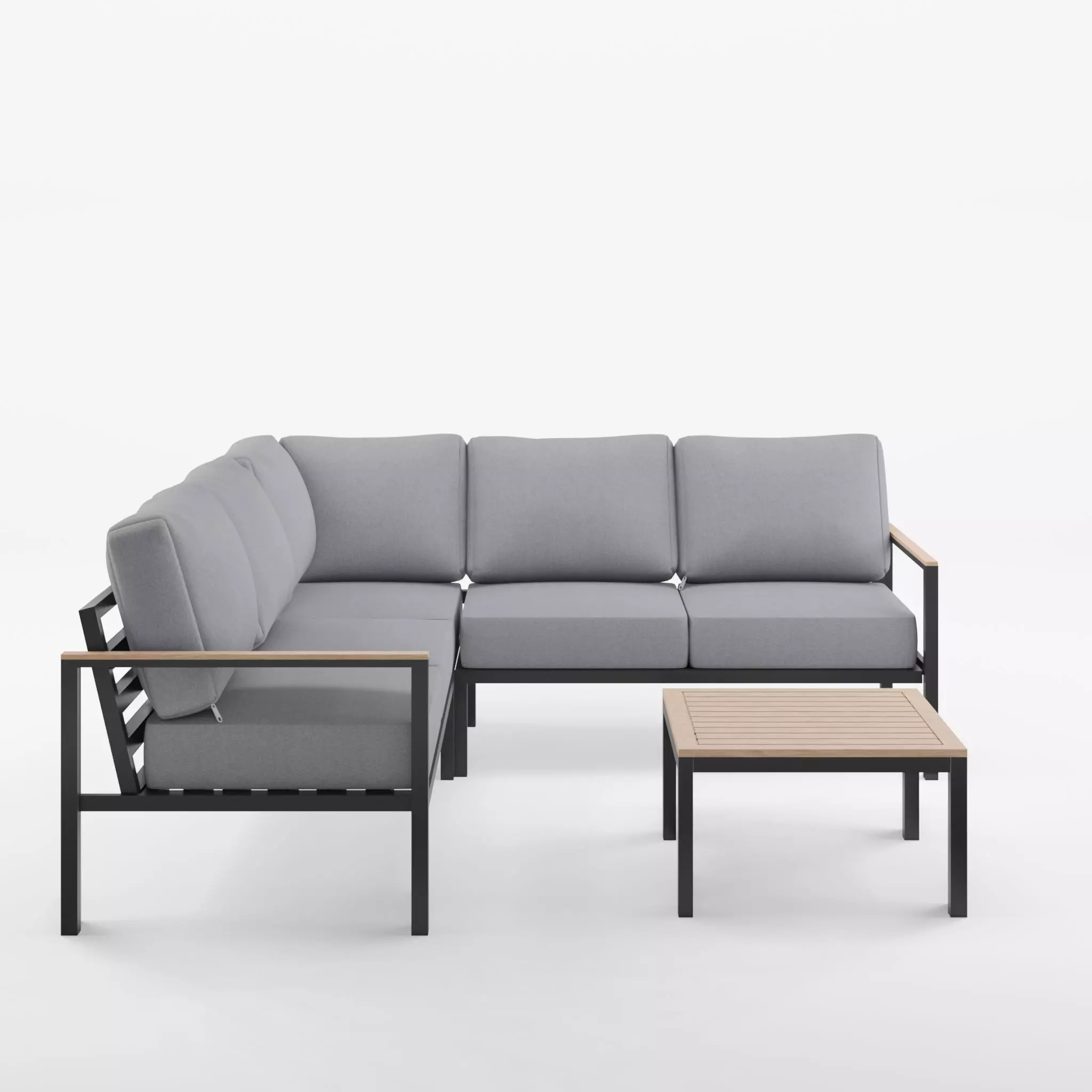 New York Corner Sofa Set 3D Model Low-poly 3D model_0
