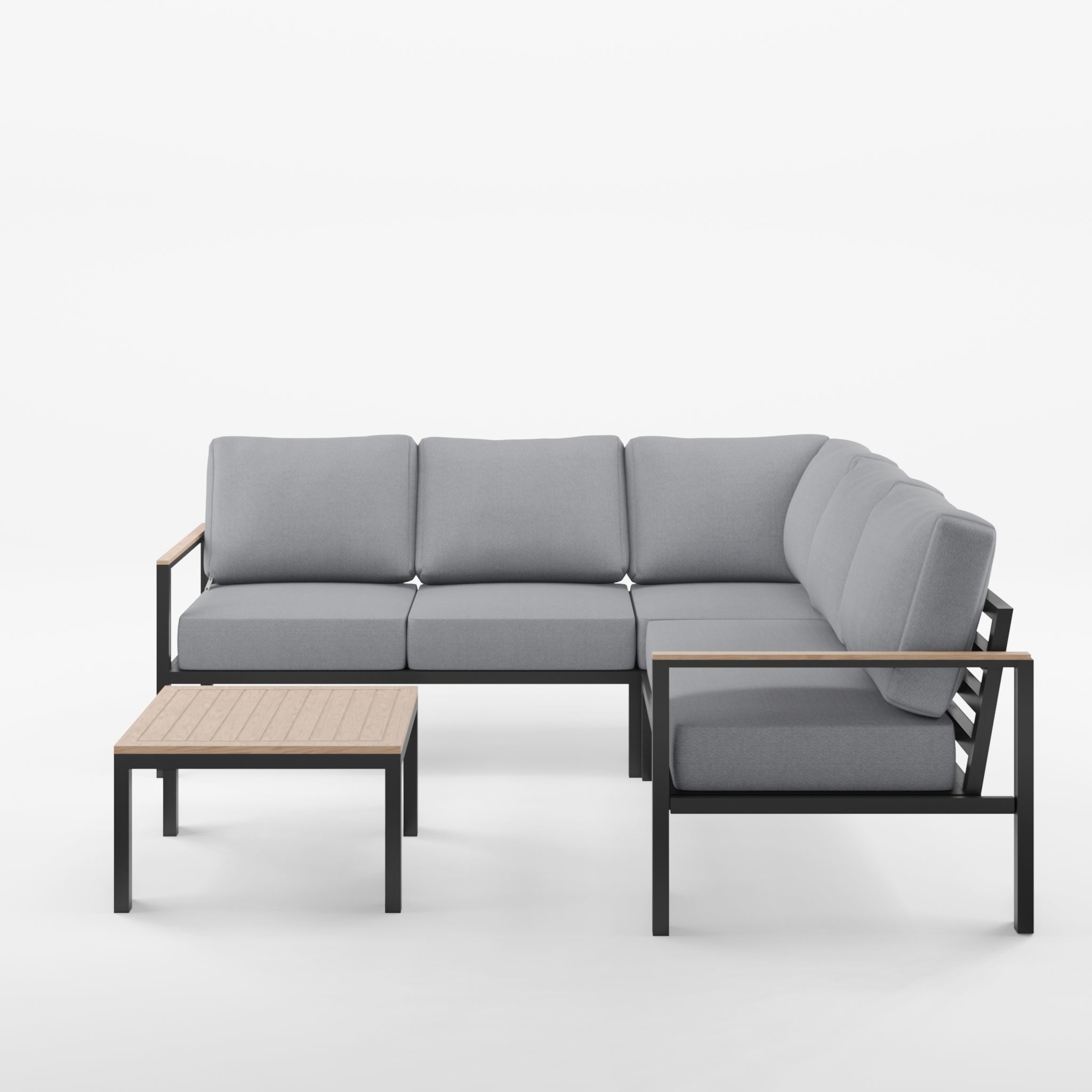 New York Corner Sofa Set 3D Model Low-poly 3D model_1