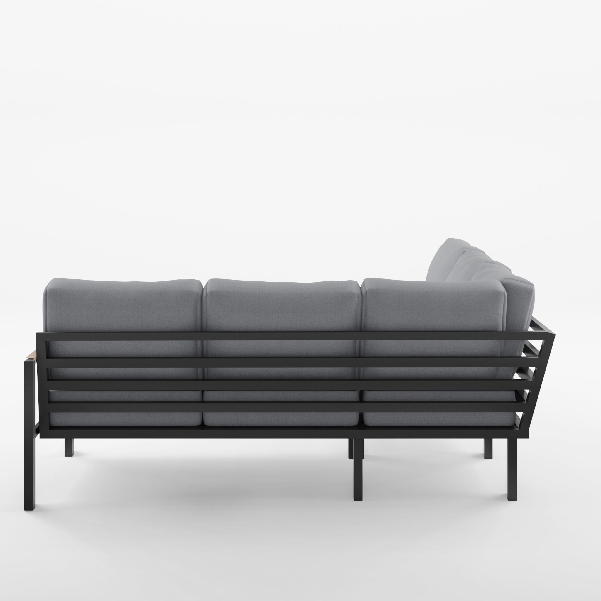New York Corner Sofa Set 3D Model Low-poly 3D model_3