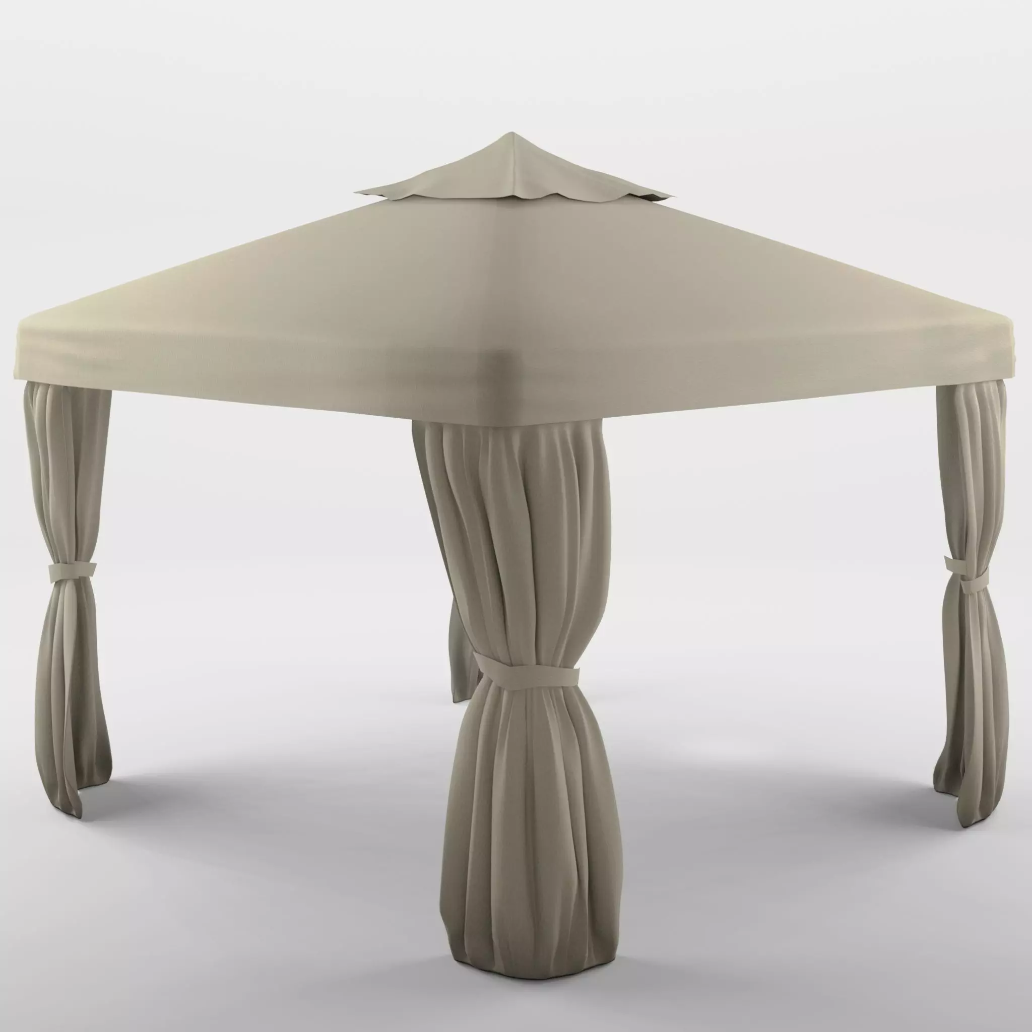 Gothenburg Gazebo Complete Set 3D Model Low-poly 3D model_0