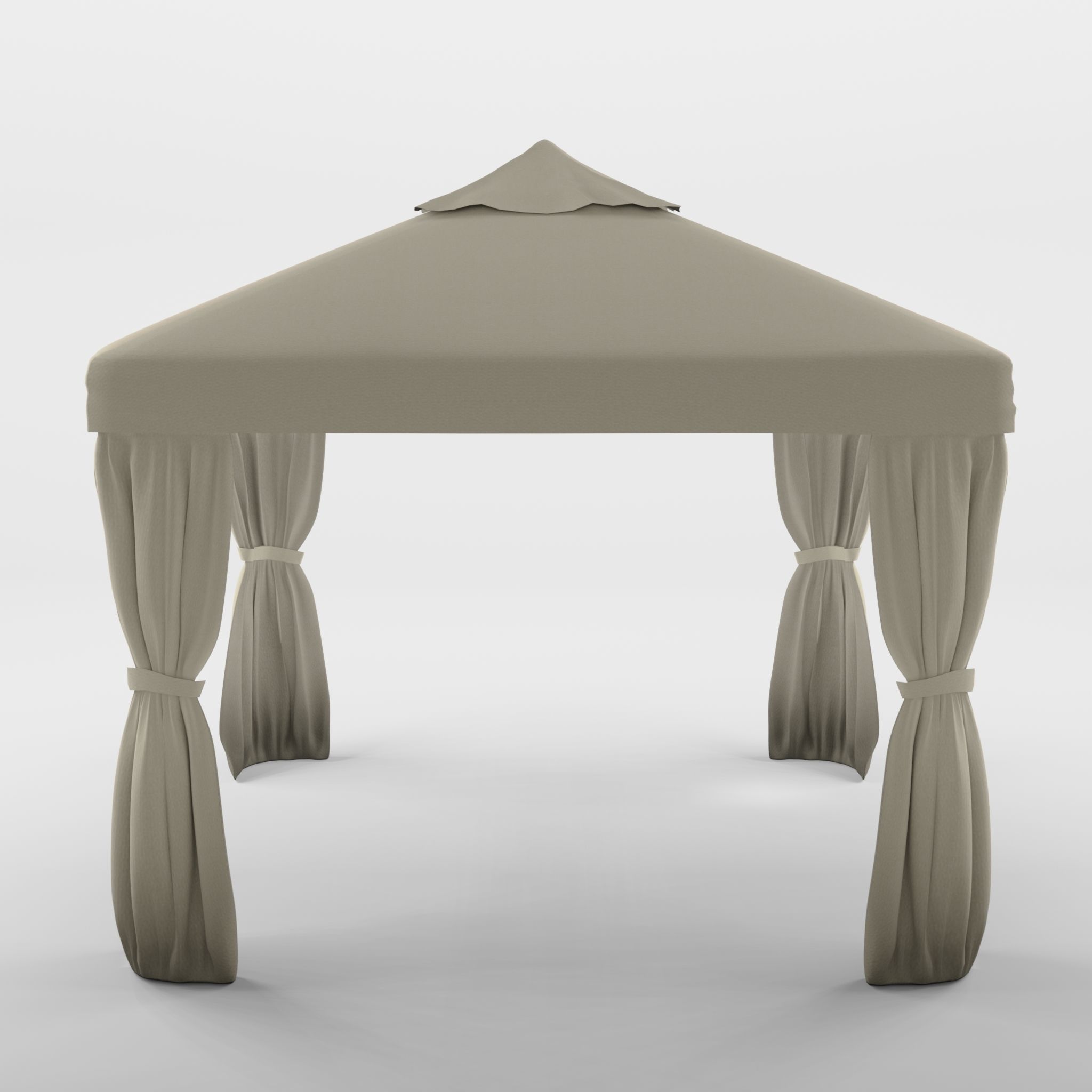 Gothenburg Gazebo Complete Set 3D Model Low-poly 3D model_1