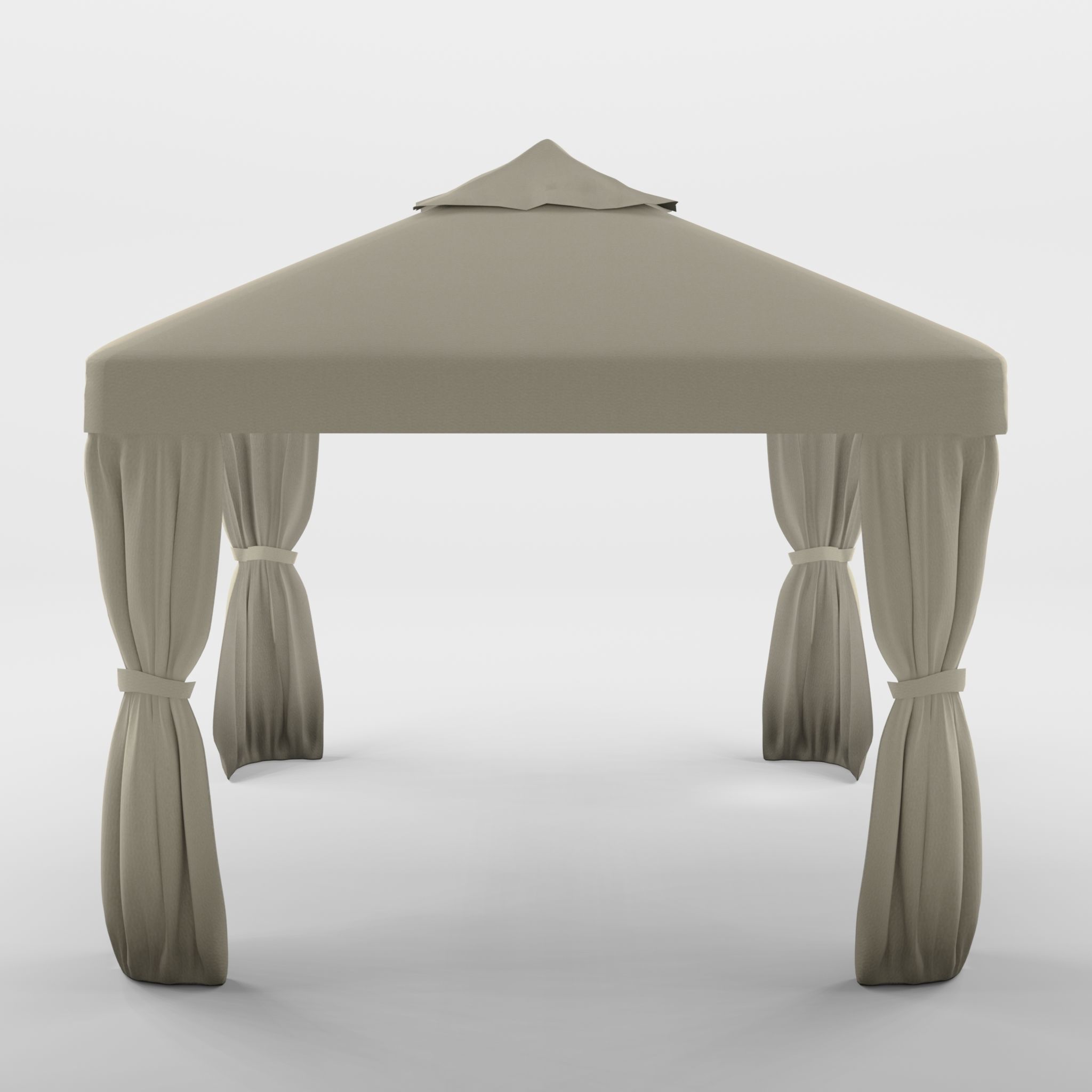 Gothenburg Gazebo Complete Set 3D Model Low-poly 3D model_2