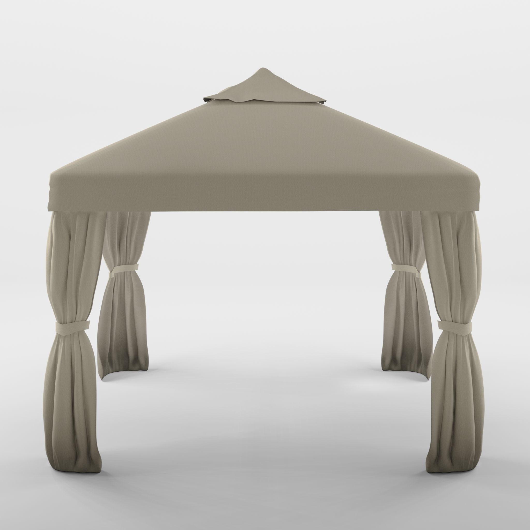 Gothenburg Gazebo Complete Set 3D Model Low-poly 3D model_3