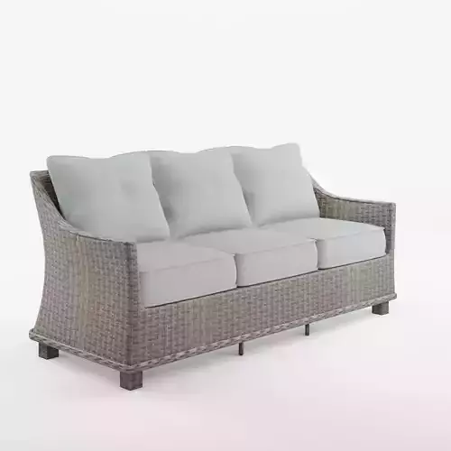 Paris Lounge Sofa Set 3D Model Low-poly 3D model