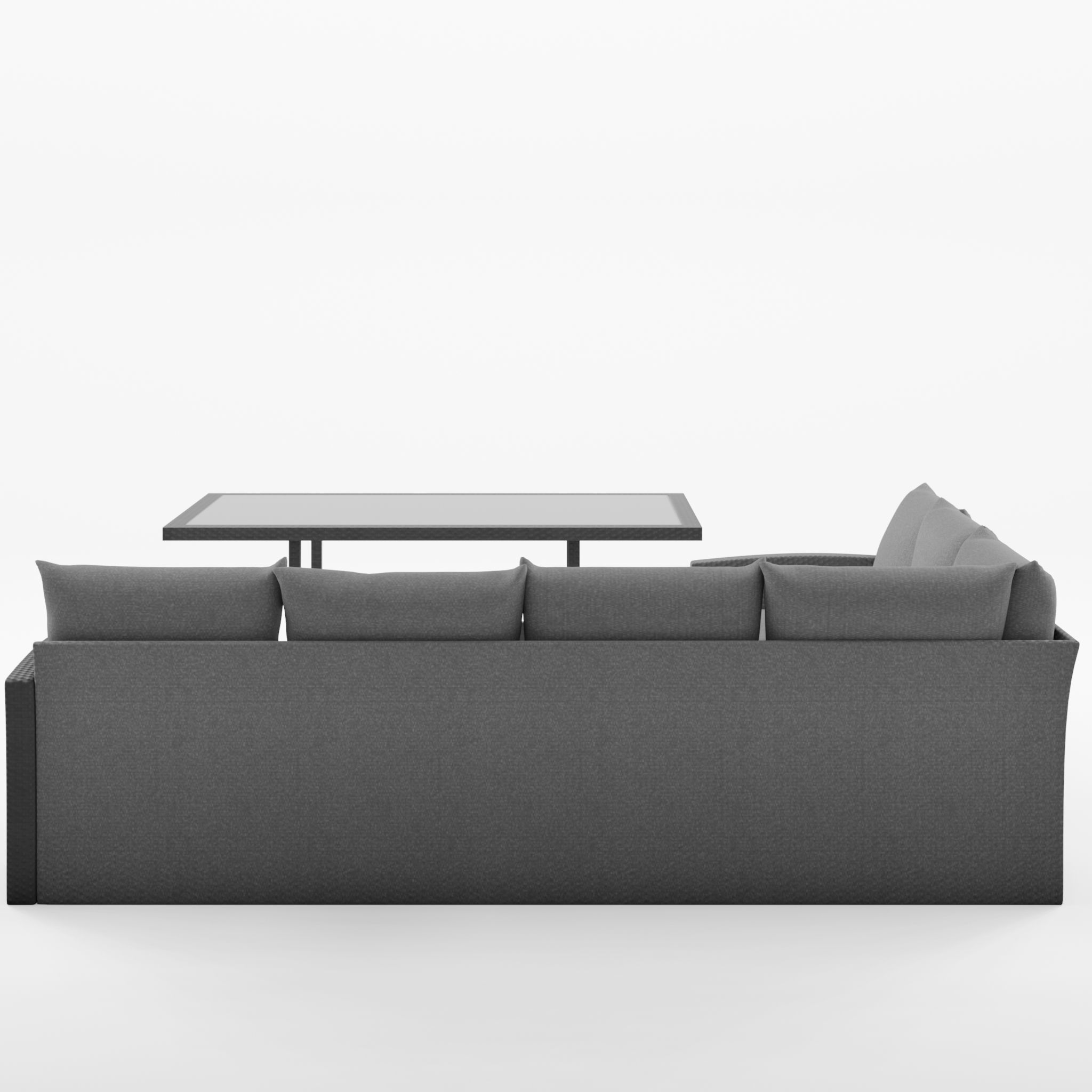 Marbella Corner Sofa Set 3D Model Low-poly 3D model_3