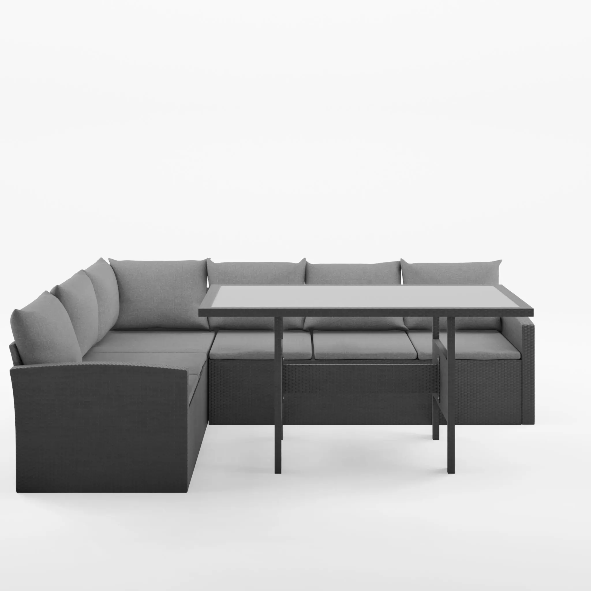 Marbella Corner Sofa Set 3D Model Low-poly 3D model_0