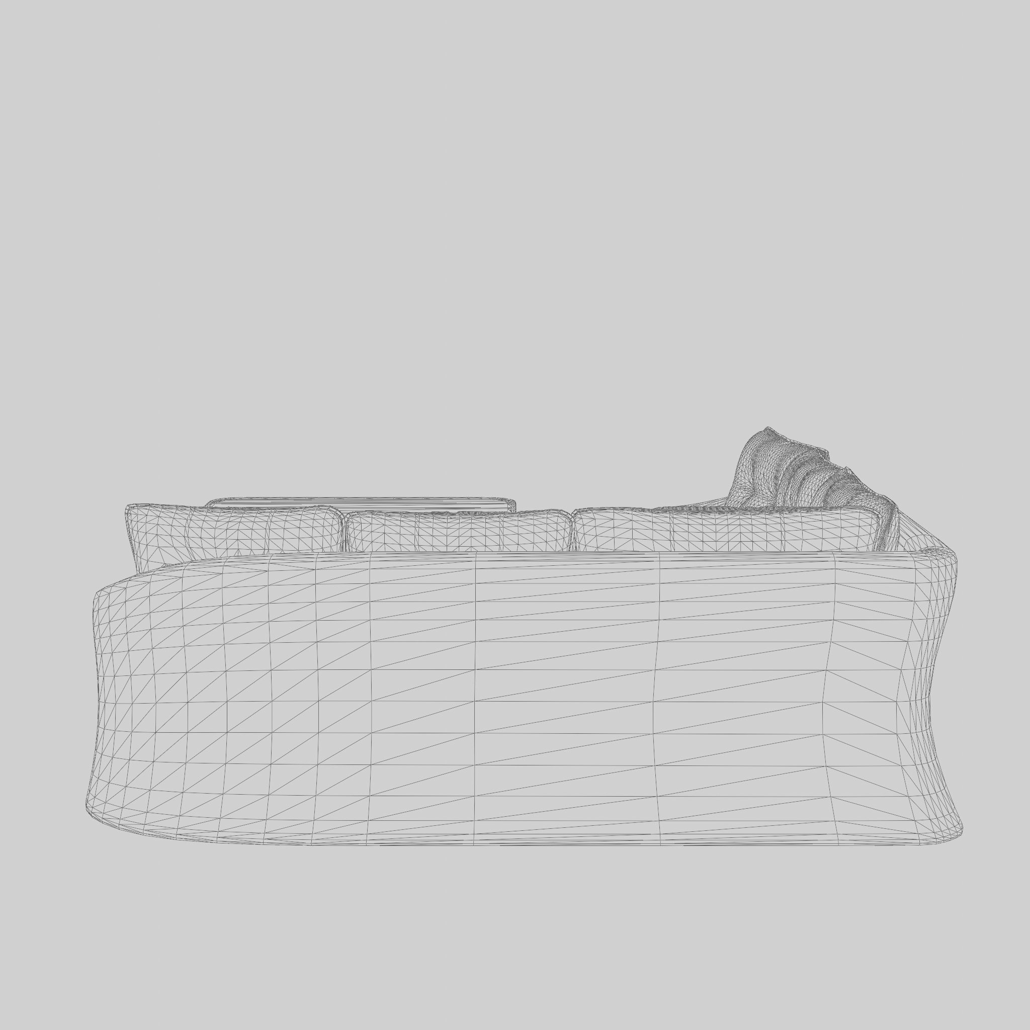 Martinique Corner Sofa Set 3D Model Low-poly 3D model_4