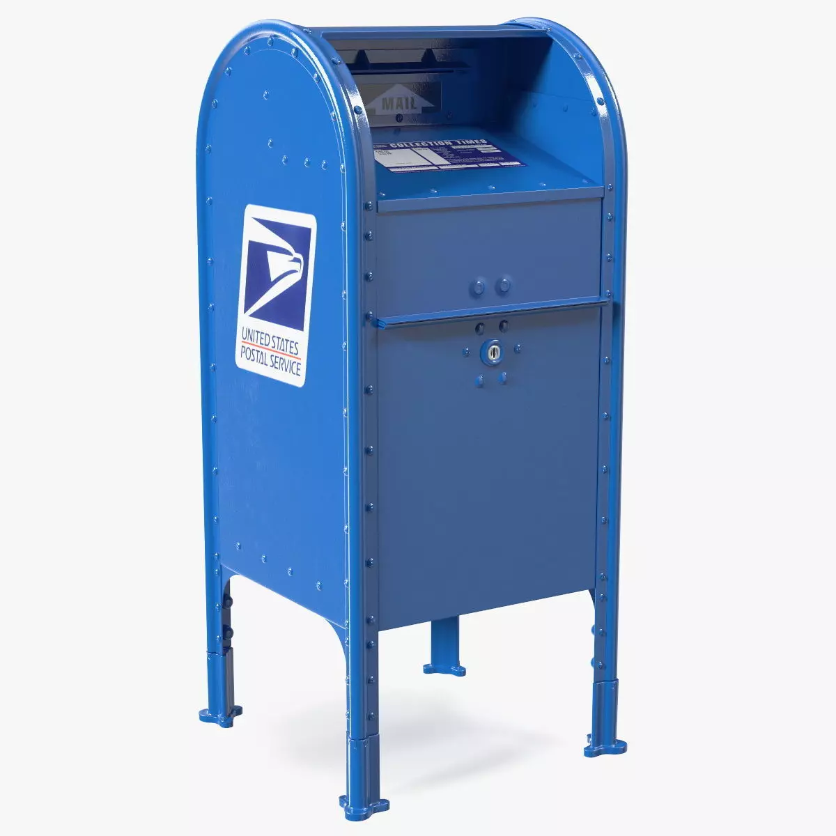 US Post Office dropbox 3D model