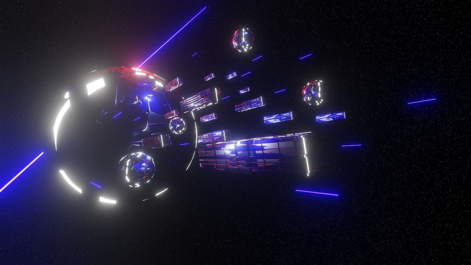 The space ships More like of transport spaceships 3D model_3