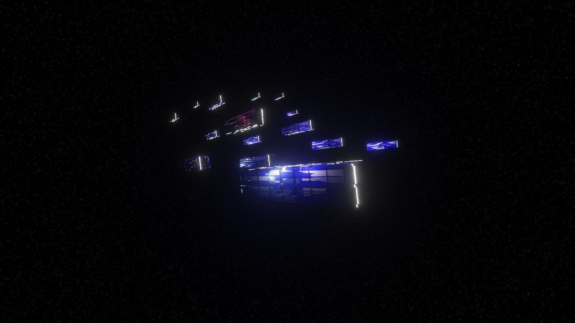 The space ships More like of transport spaceships 3D model_1