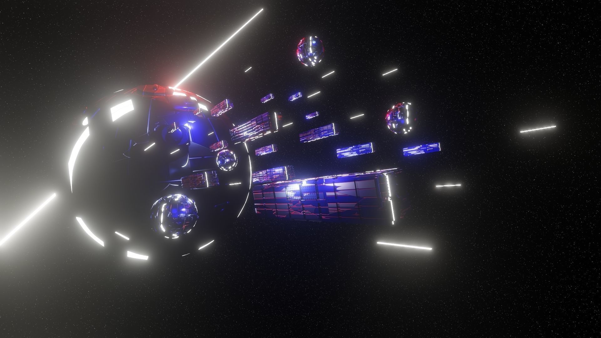 The space ships More like of transport spaceships 3D model_4