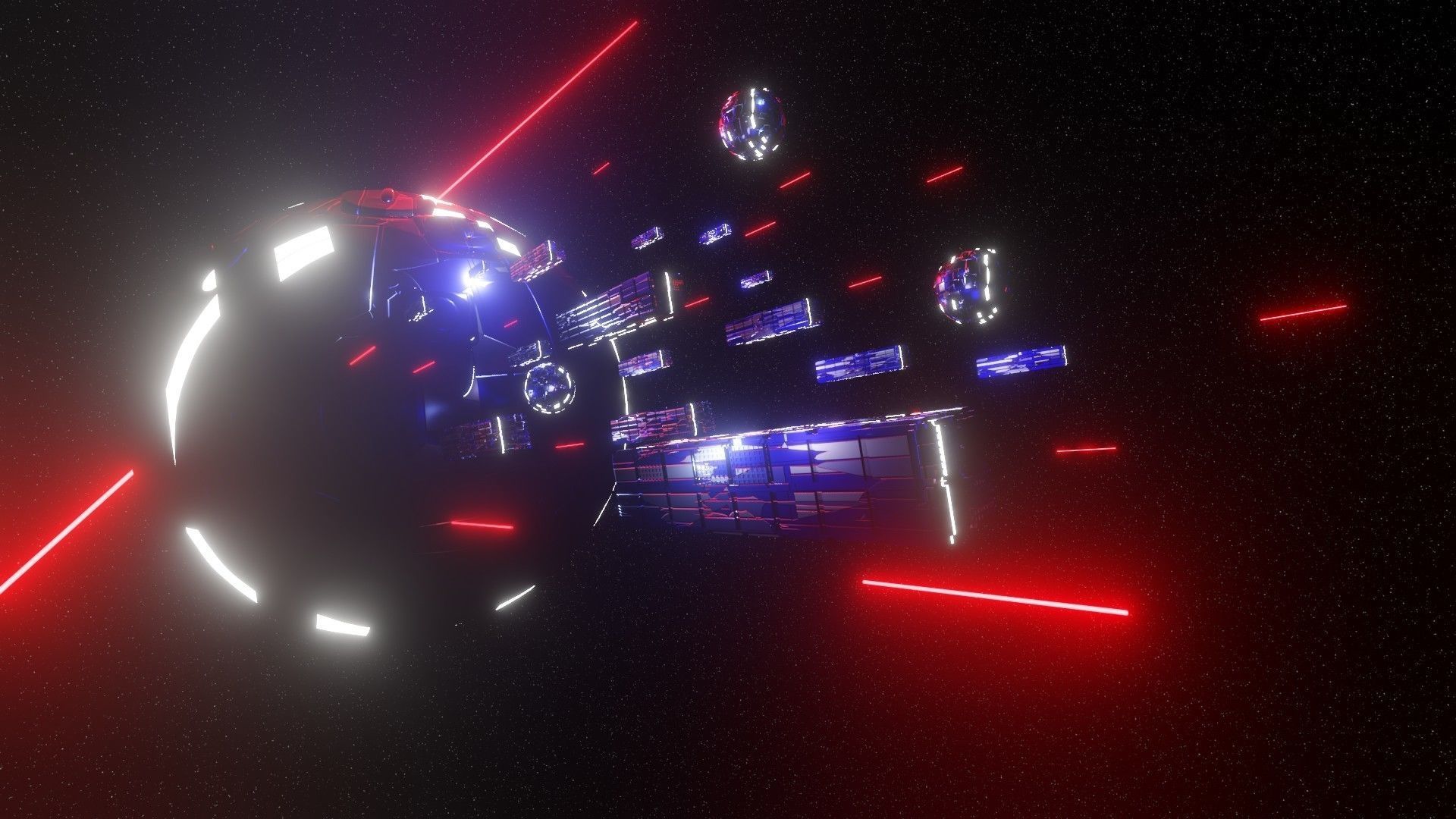 The space ships More like of transport spaceships 3D model_2