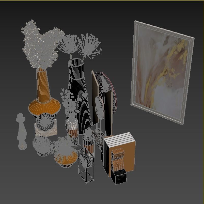 Decorative set RPM 1999 3D model_6